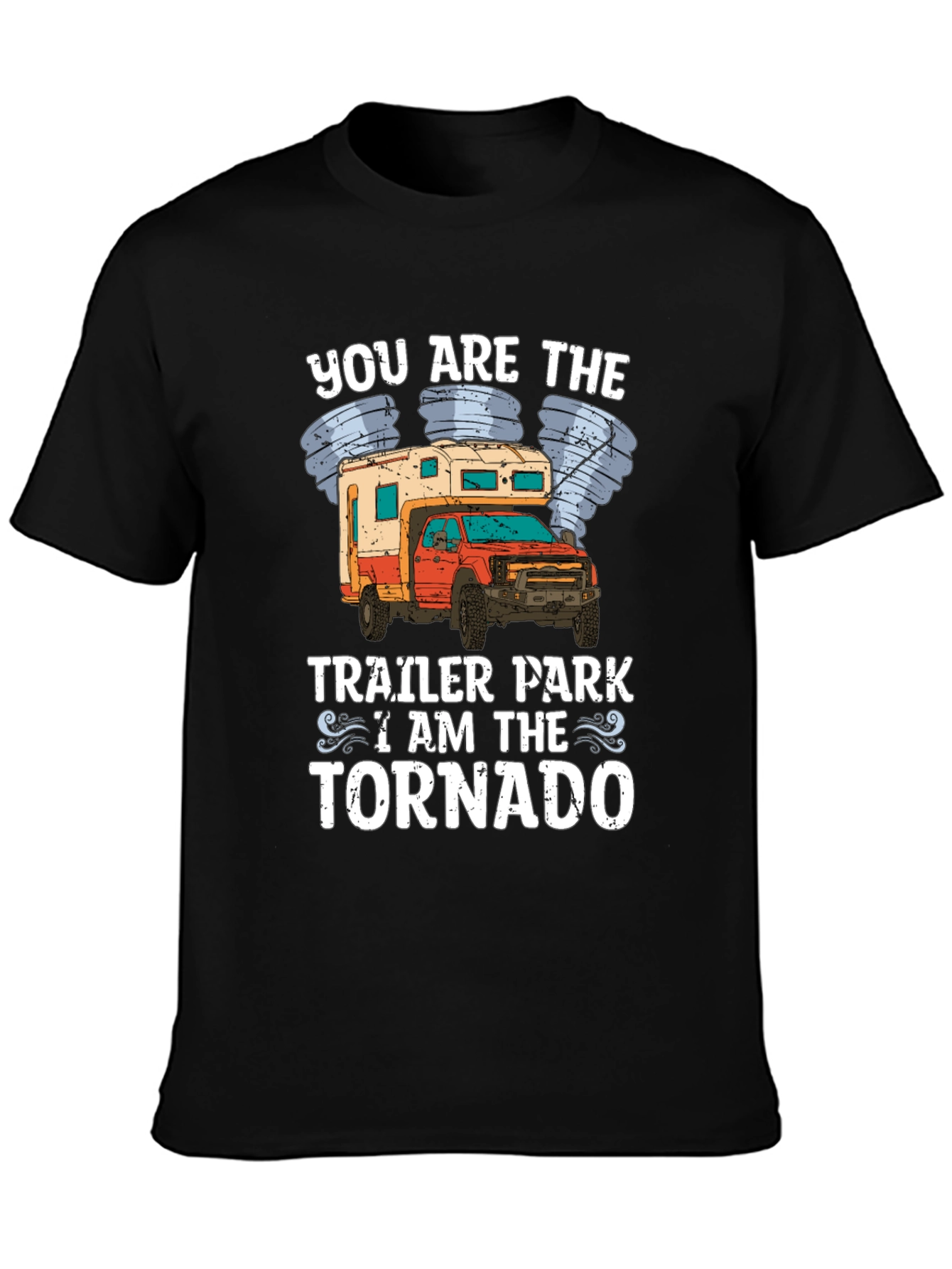Trailer Park Tornado Novelty Graphic Tee