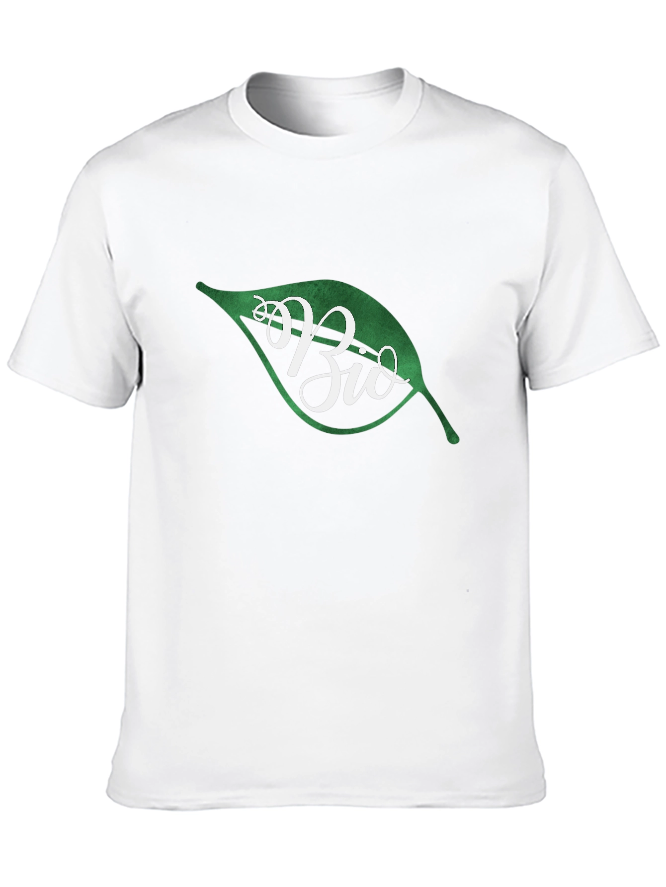 Eco-Friendly Bio Leaf Graphic T-Shirt