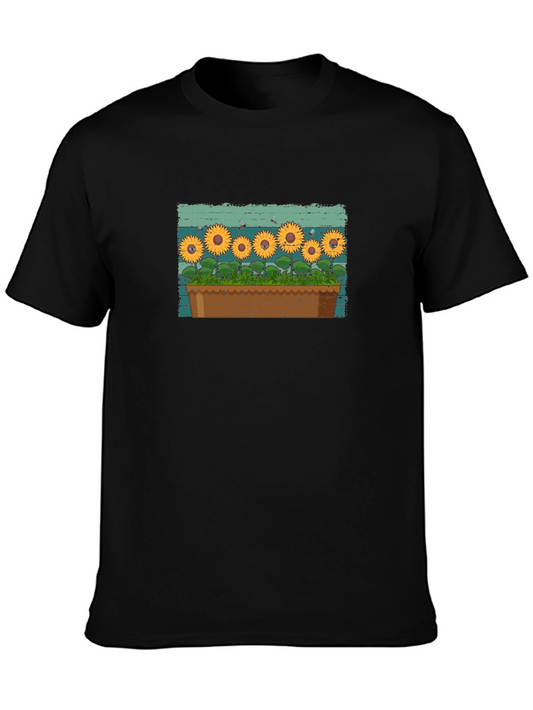 Sunflower Pot Graphic Tee