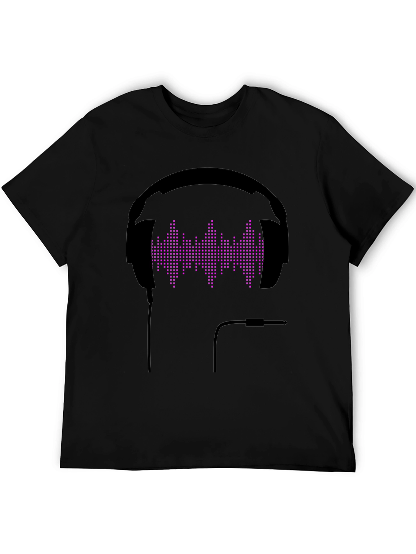 Headphone Equalizer T-Shirt - Black