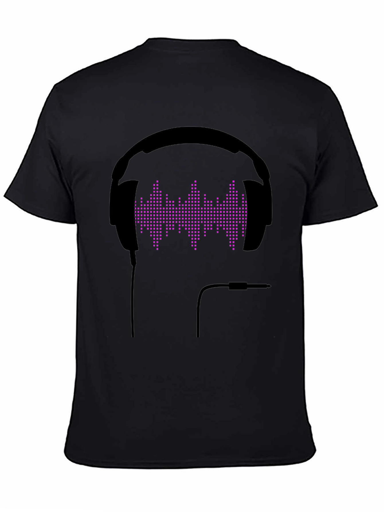 Headphone Equalizer T-Shirt - Black