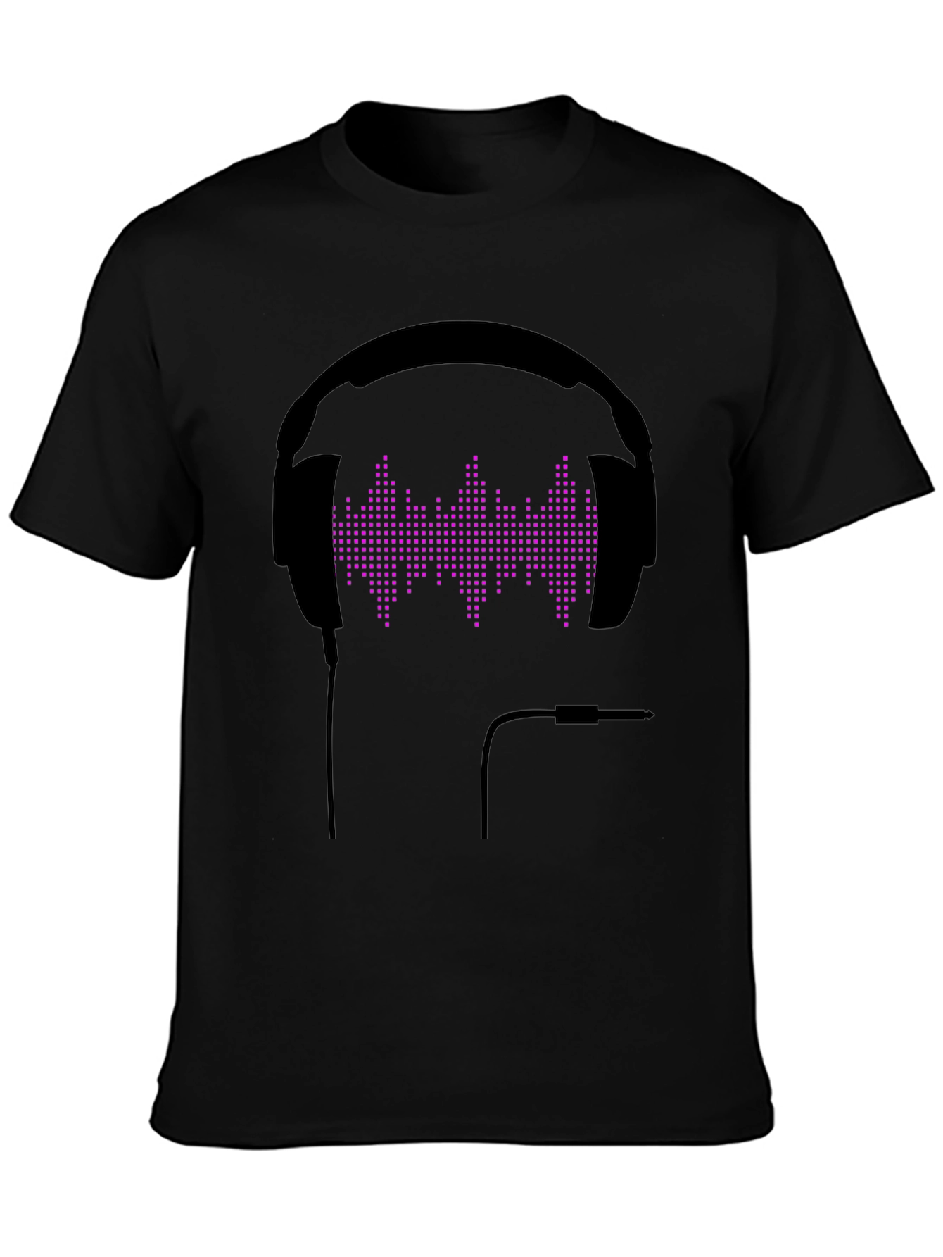 Headphone Equalizer T-Shirt - Black