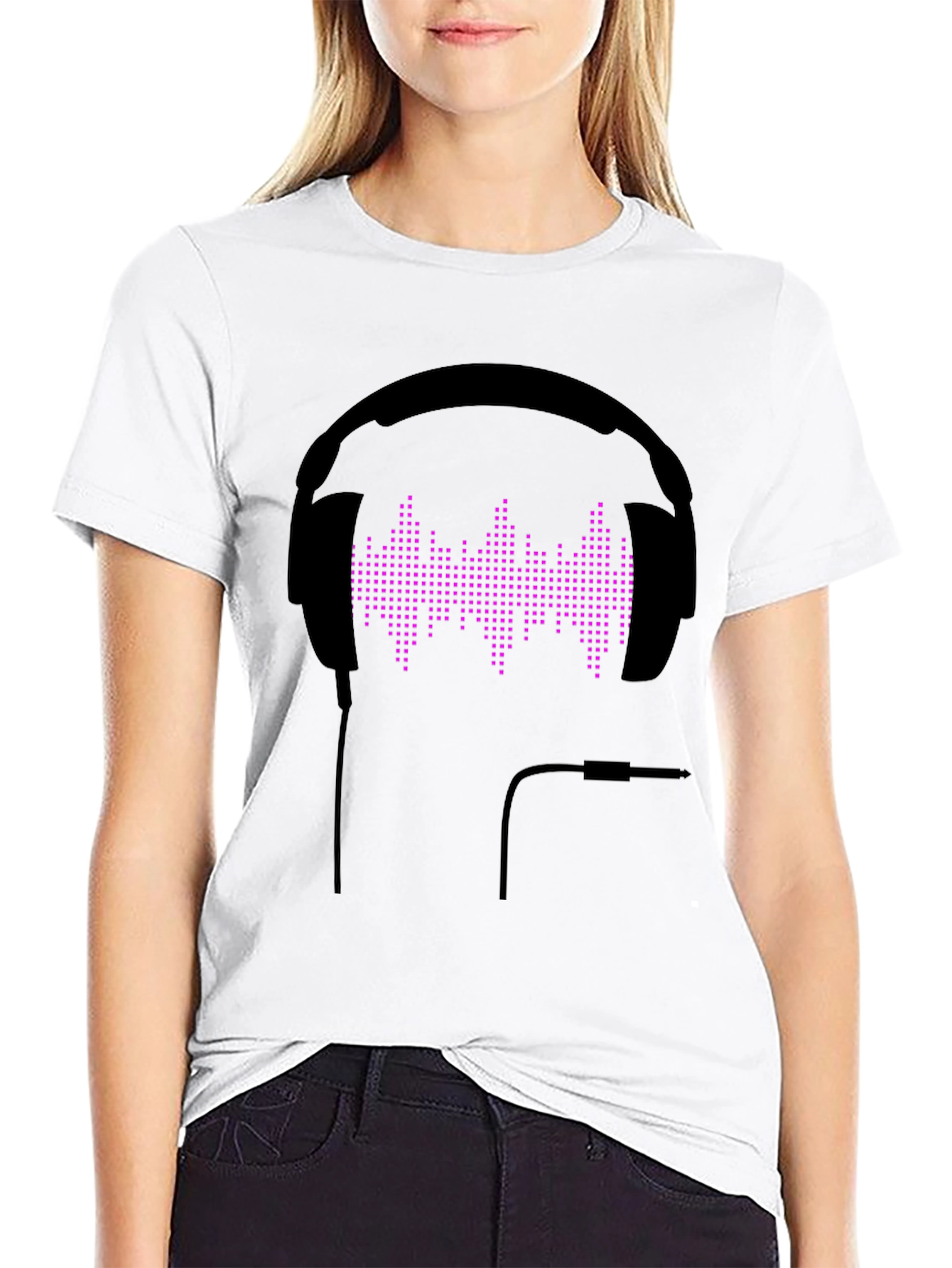 Headphone Equalizer T-Shirt - Black