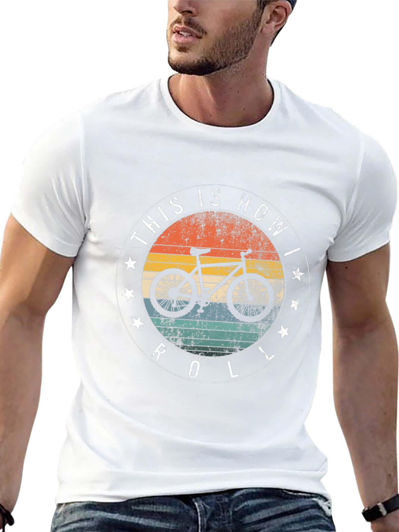 This Is How I Roll Bike Graphic Tee