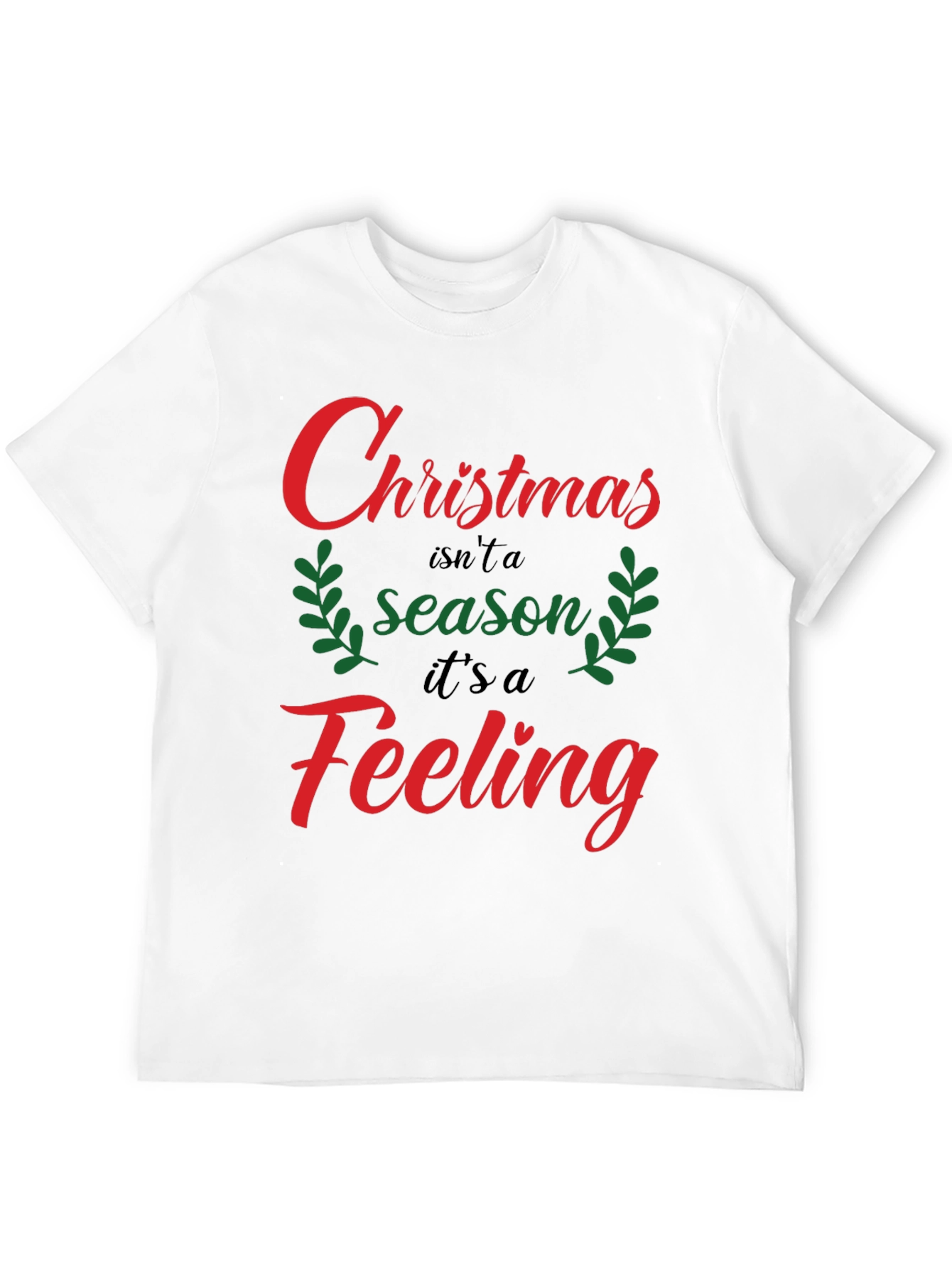 Christmas Feeling Graphic Tee Shirt