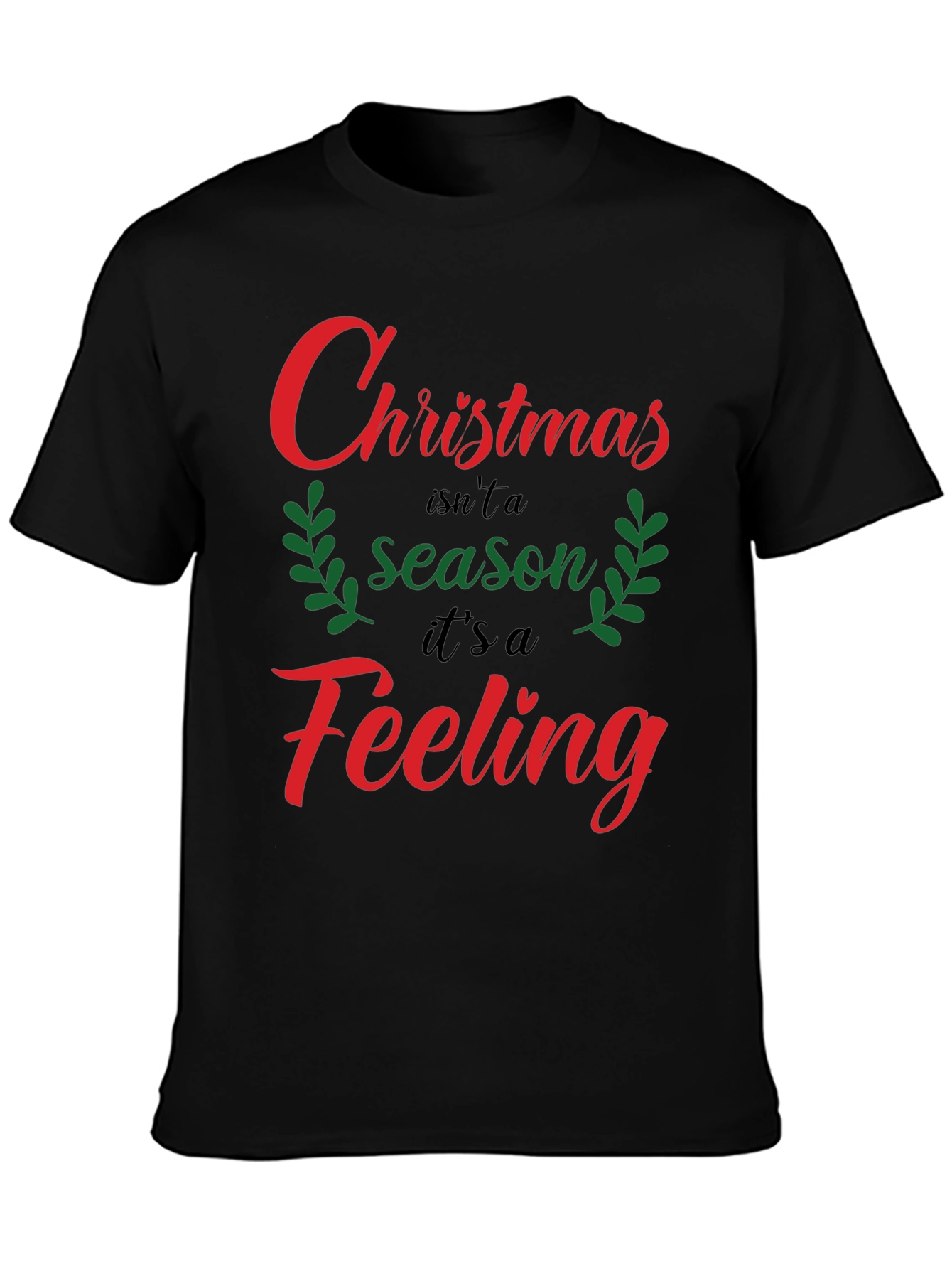 Christmas Feeling Graphic Tee Shirt