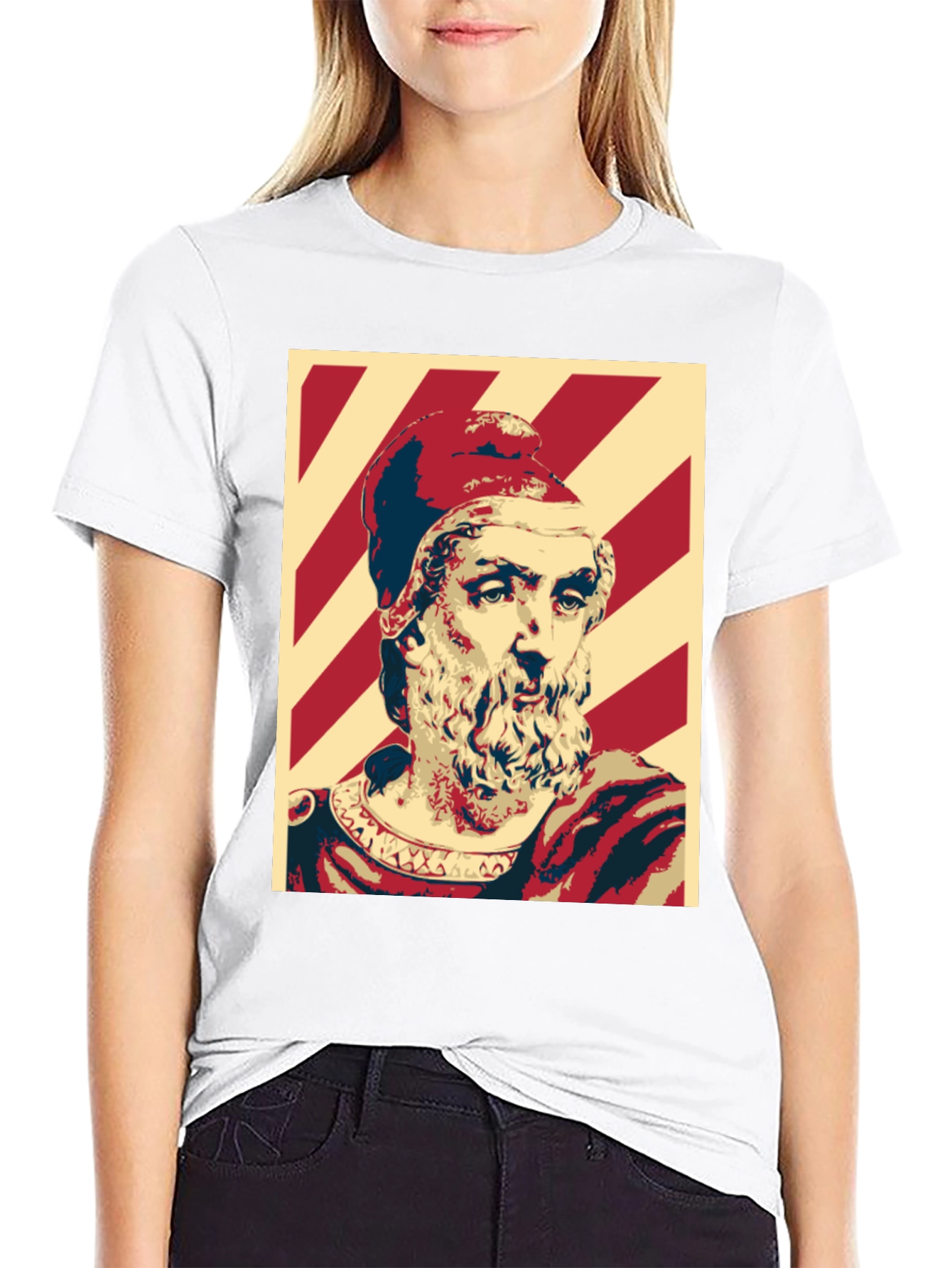 Ancient Greek Warrior T-Shirt - Stylish Graphic Tee
