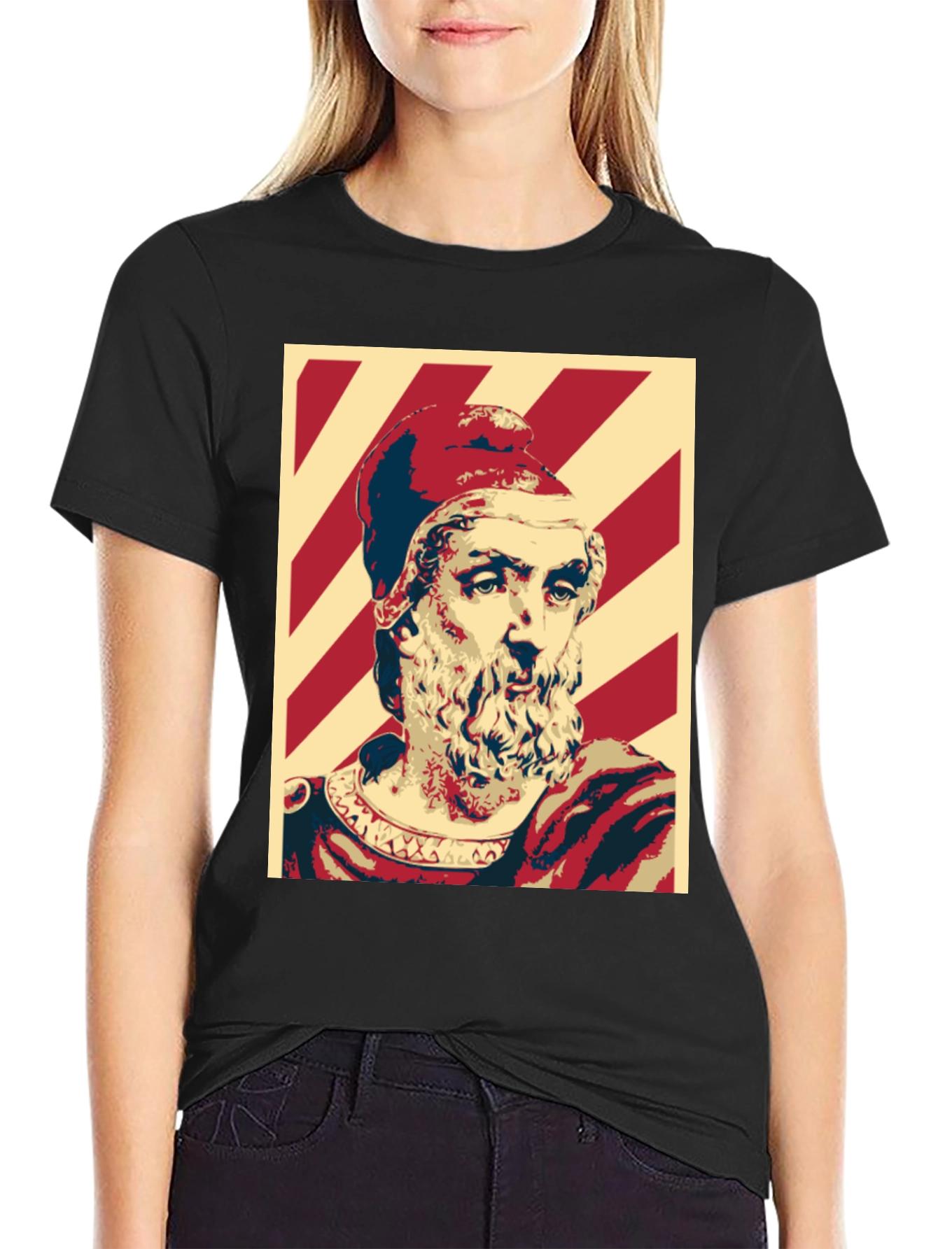 Ancient Greek Warrior T-Shirt - Stylish Graphic Tee