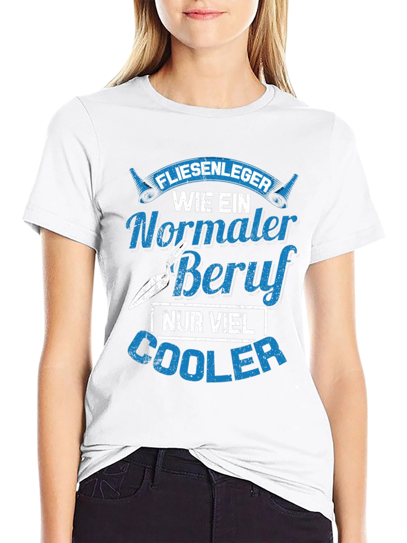 Cool Tiler Job T-Shirt: Nur Viel Cooler Beruf Tee