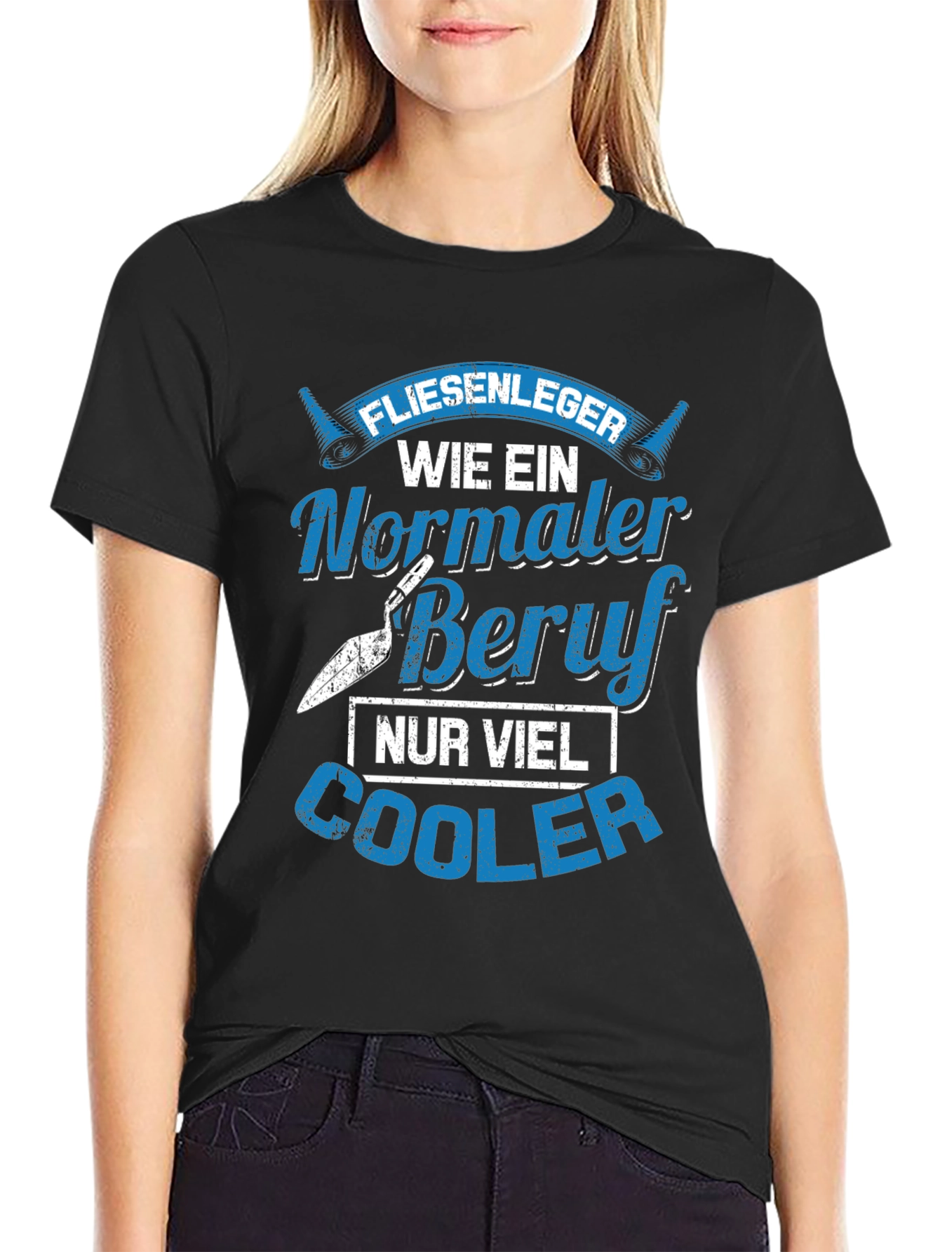 Cool Tiler Job T-Shirt: Nur Viel Cooler Beruf Tee