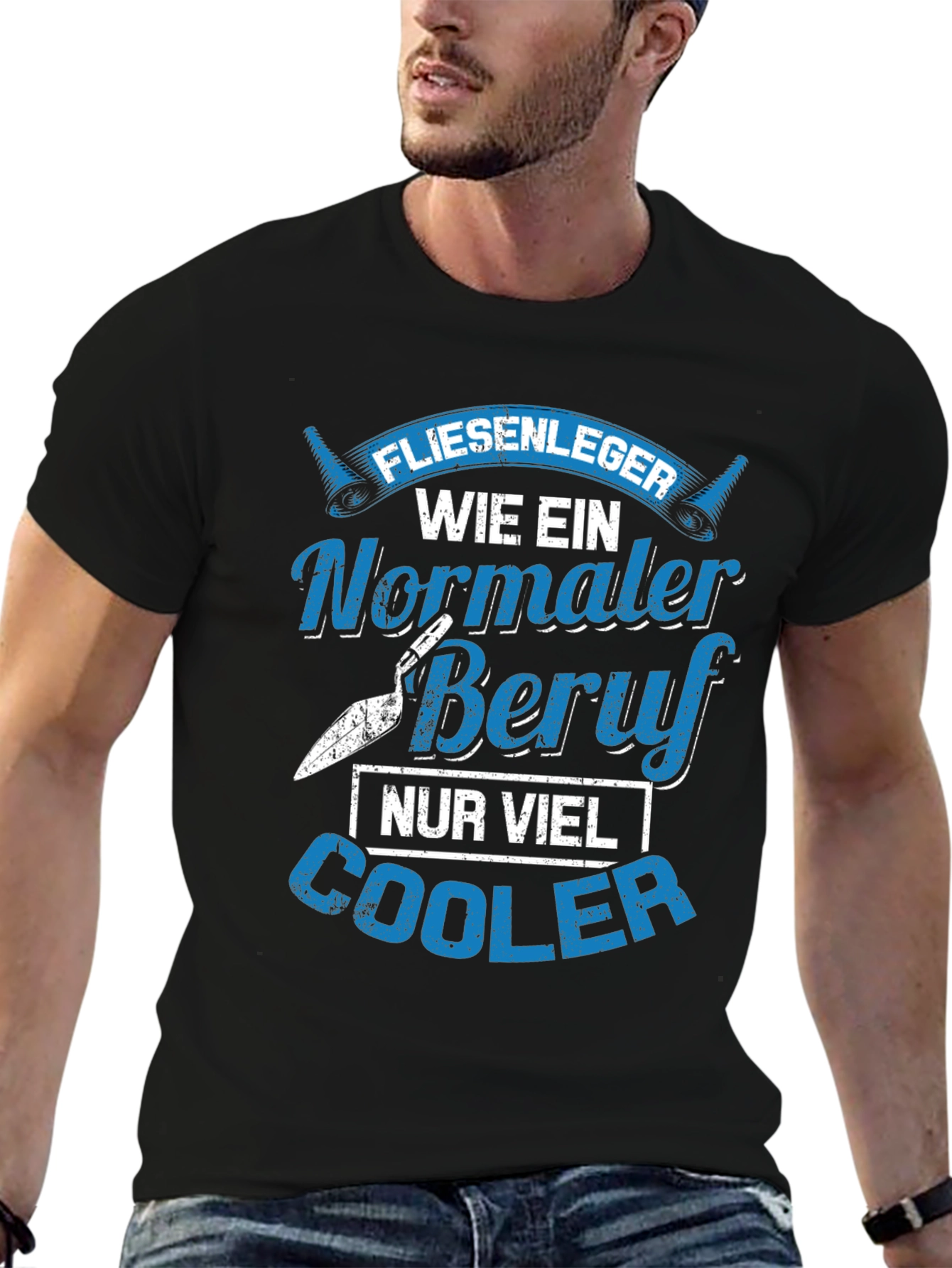 Cool Tiler Job T-Shirt: Nur Viel Cooler Beruf Tee