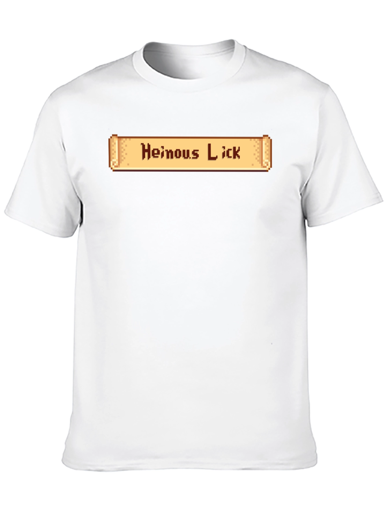 Heinous Lick Pixel Graphic T-Shirt