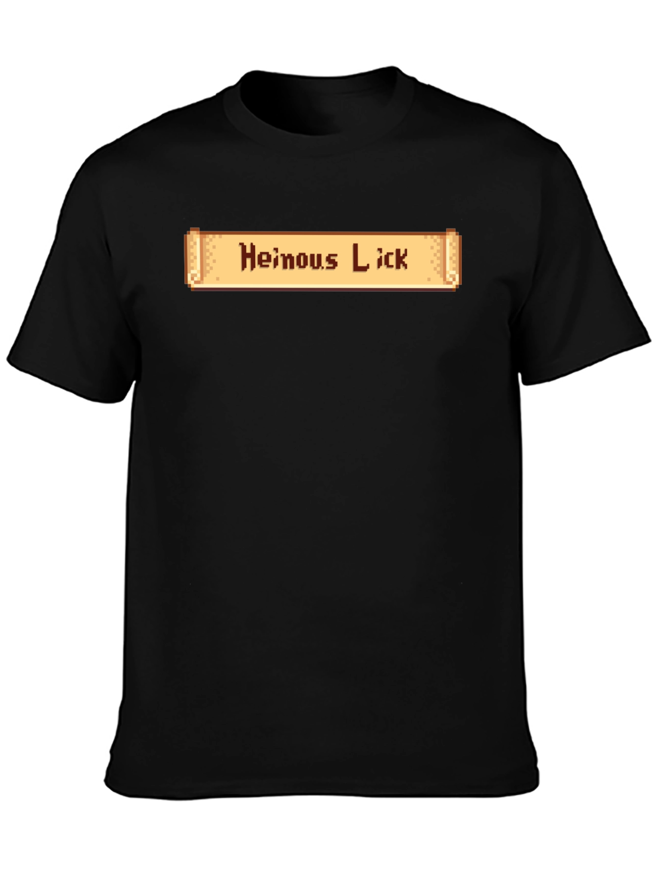 Heinous Lick Pixel Graphic T-Shirt