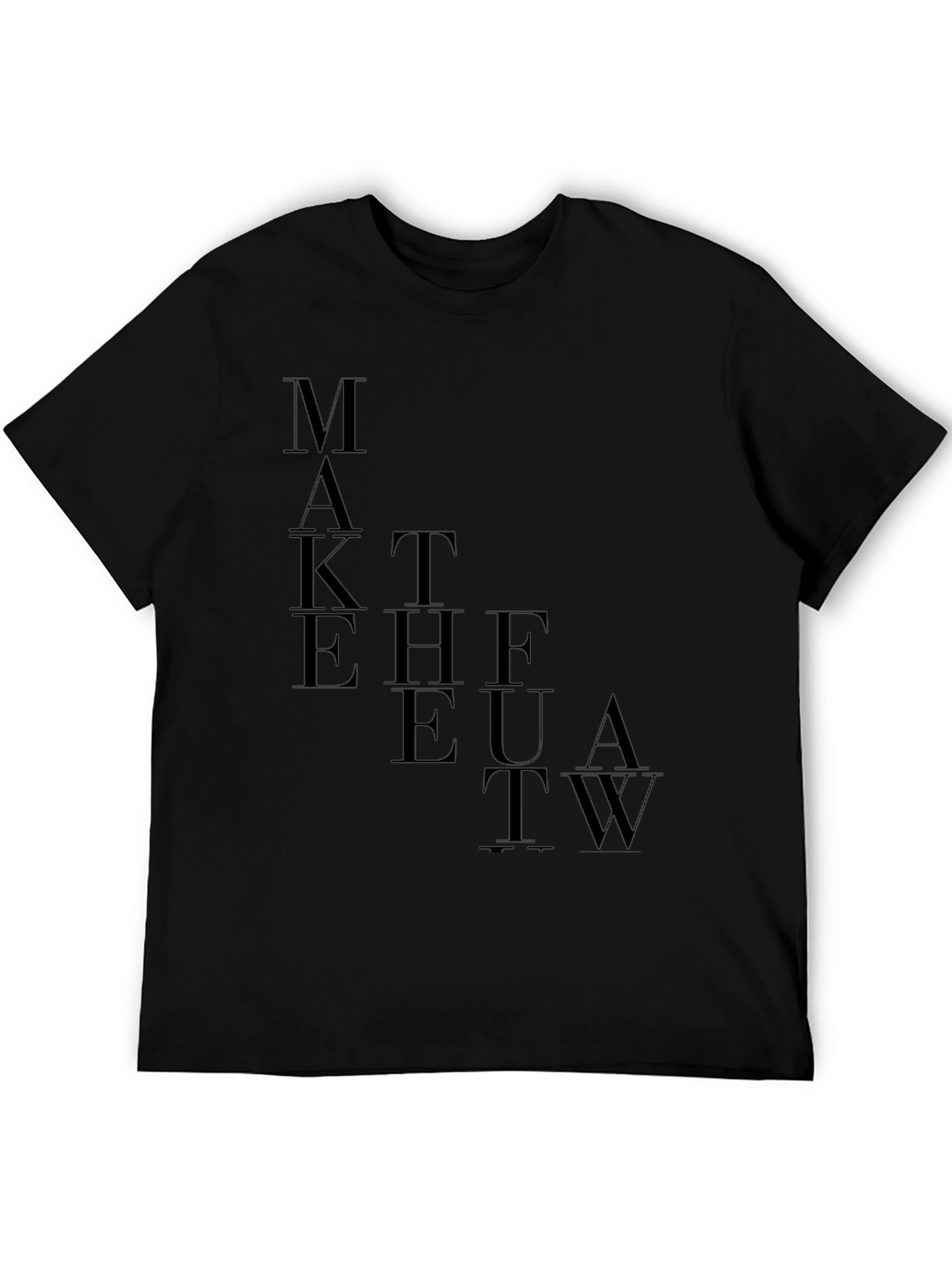 Modern Graphic Tee - Make the Future Work
