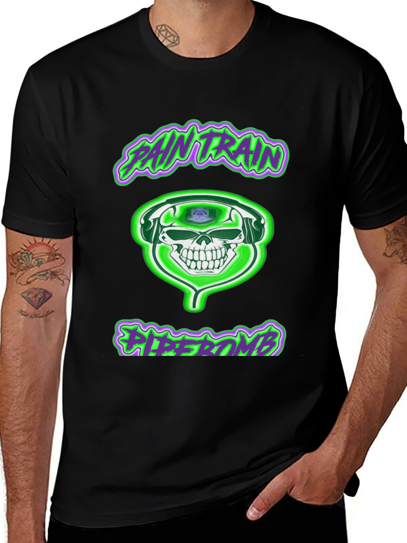 Paintrain Firebomb Graphic T-Shirt
