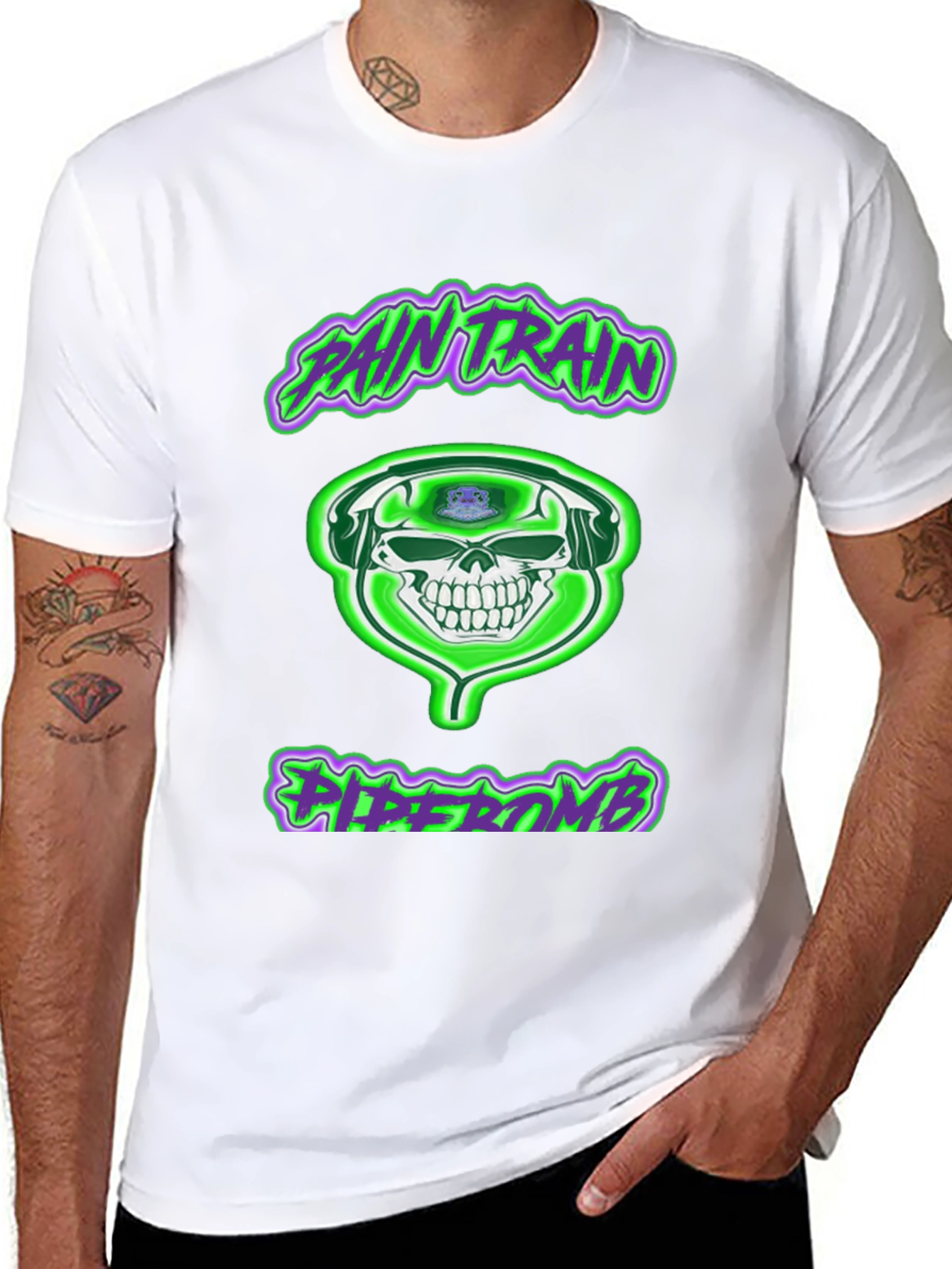 Paintrain Firebomb Graphic T-Shirt