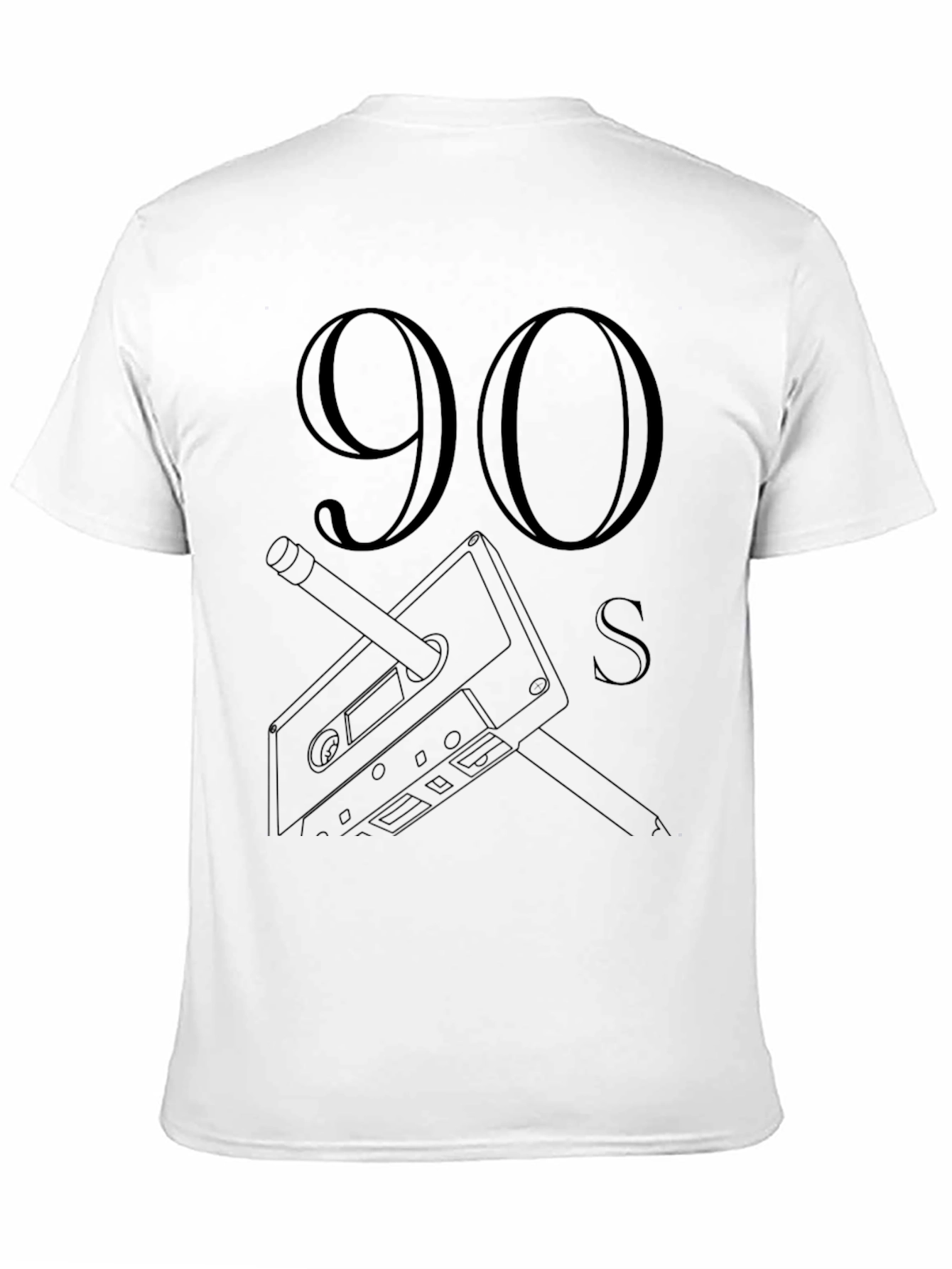 90s Cassette Tape Graphic Tee - Retro Style