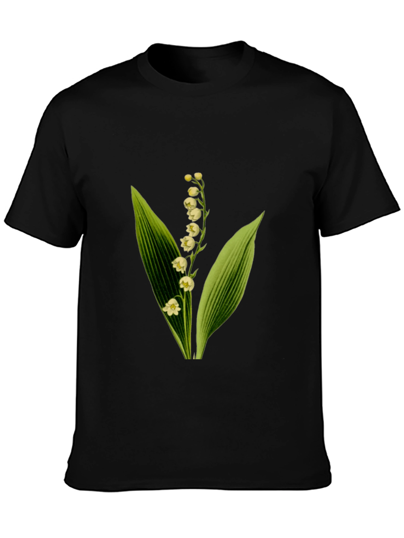 Lily of the Valley Graphic Tee - Botanical Design