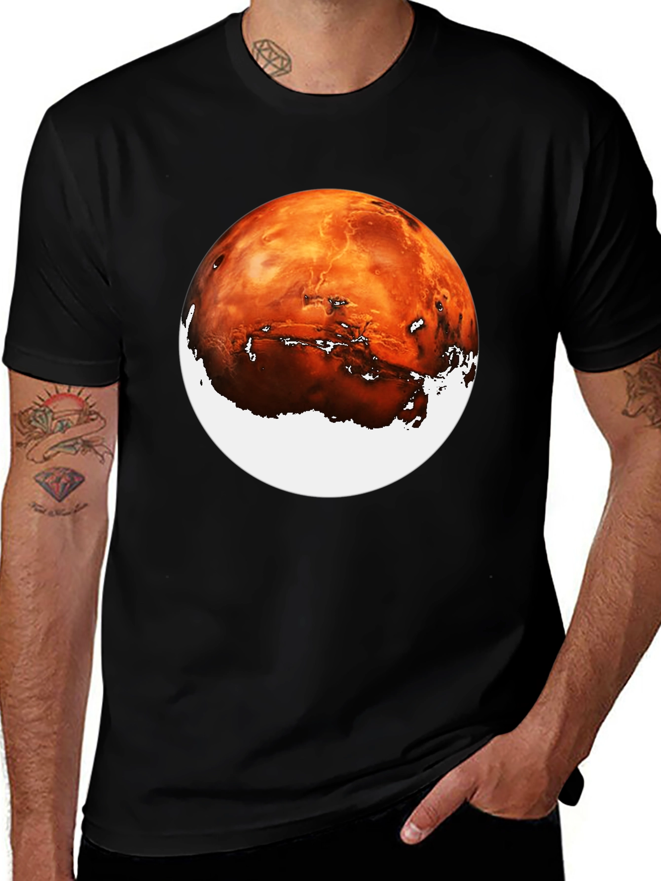 Mars Graphic T-Shirt - Space & Science Tee