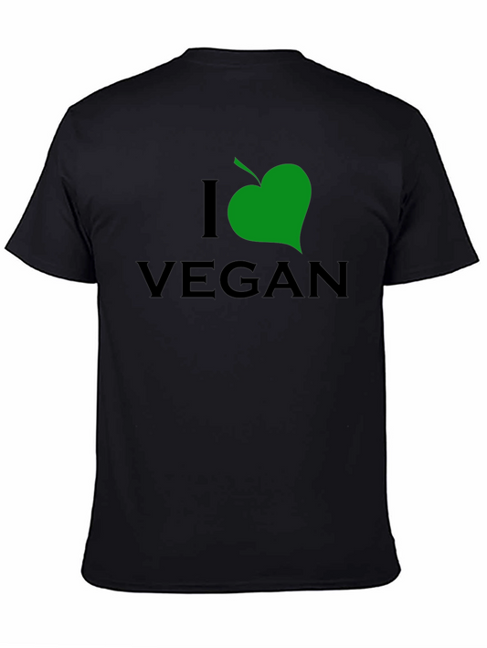 I Leaf Vegan Black T-Shirt