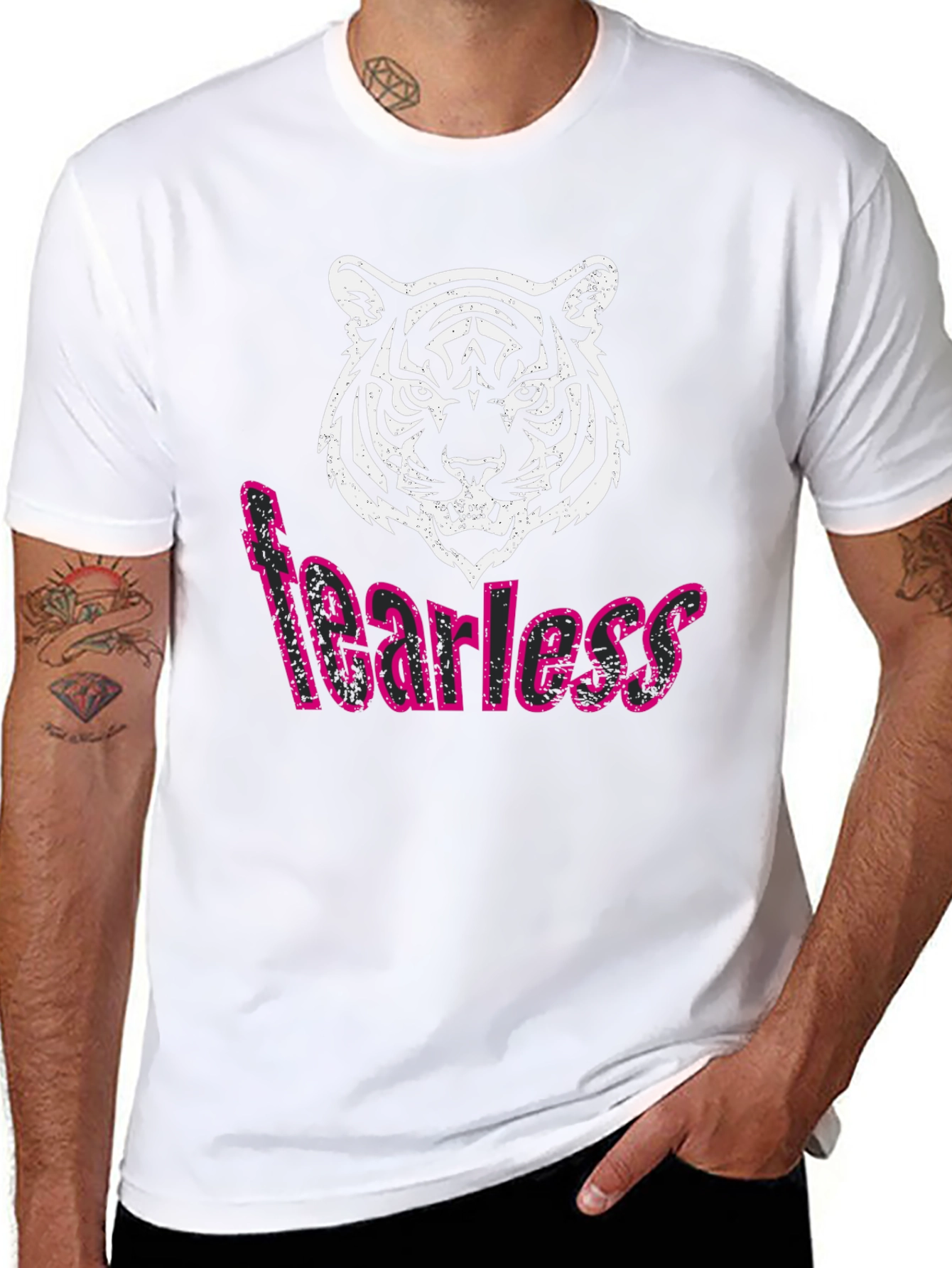 Fearless Tiger Graphic Tee
