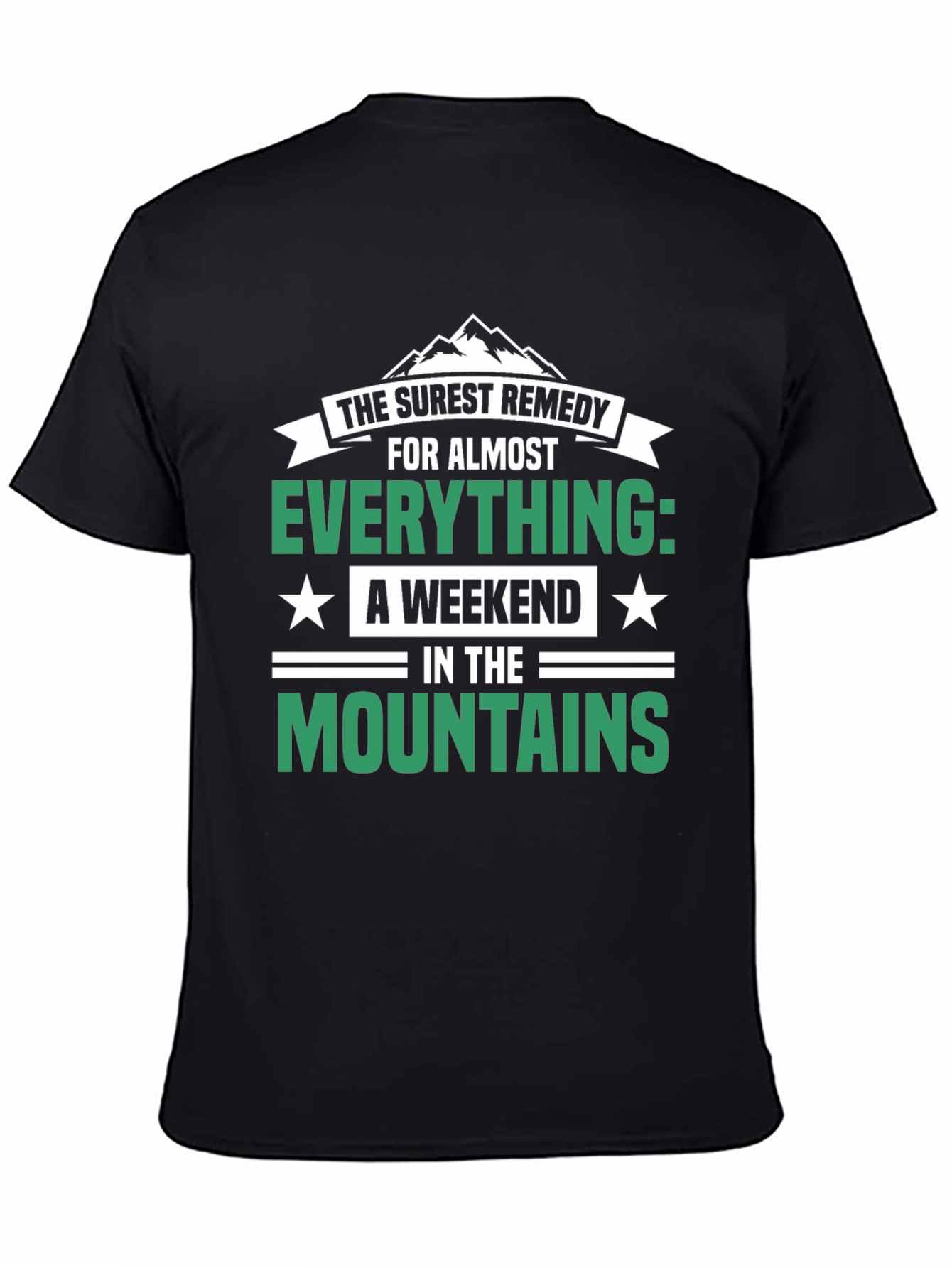 Surest Remedy Mountains Weekend Graphic Tee