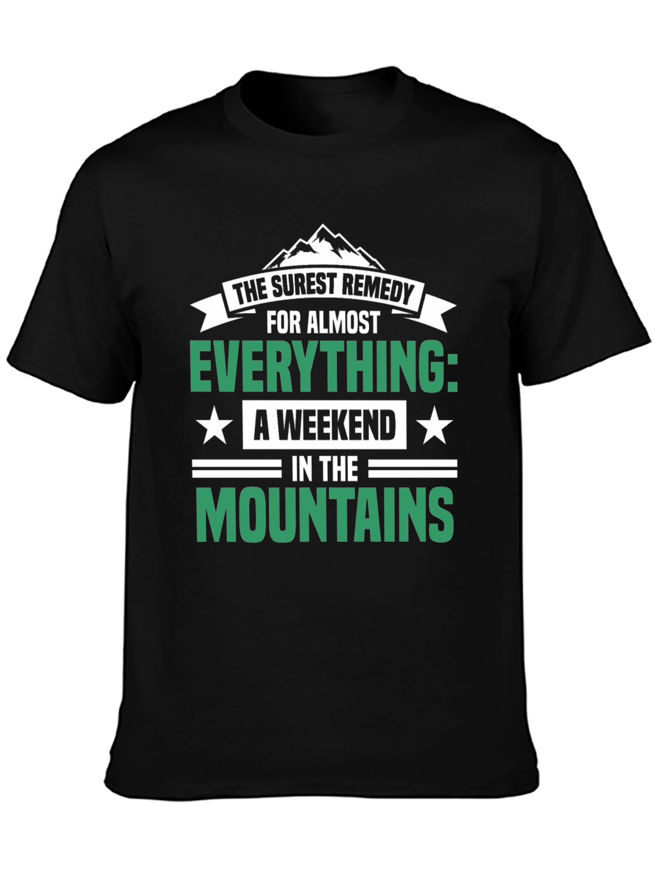 Surest Remedy Mountains Weekend Graphic Tee