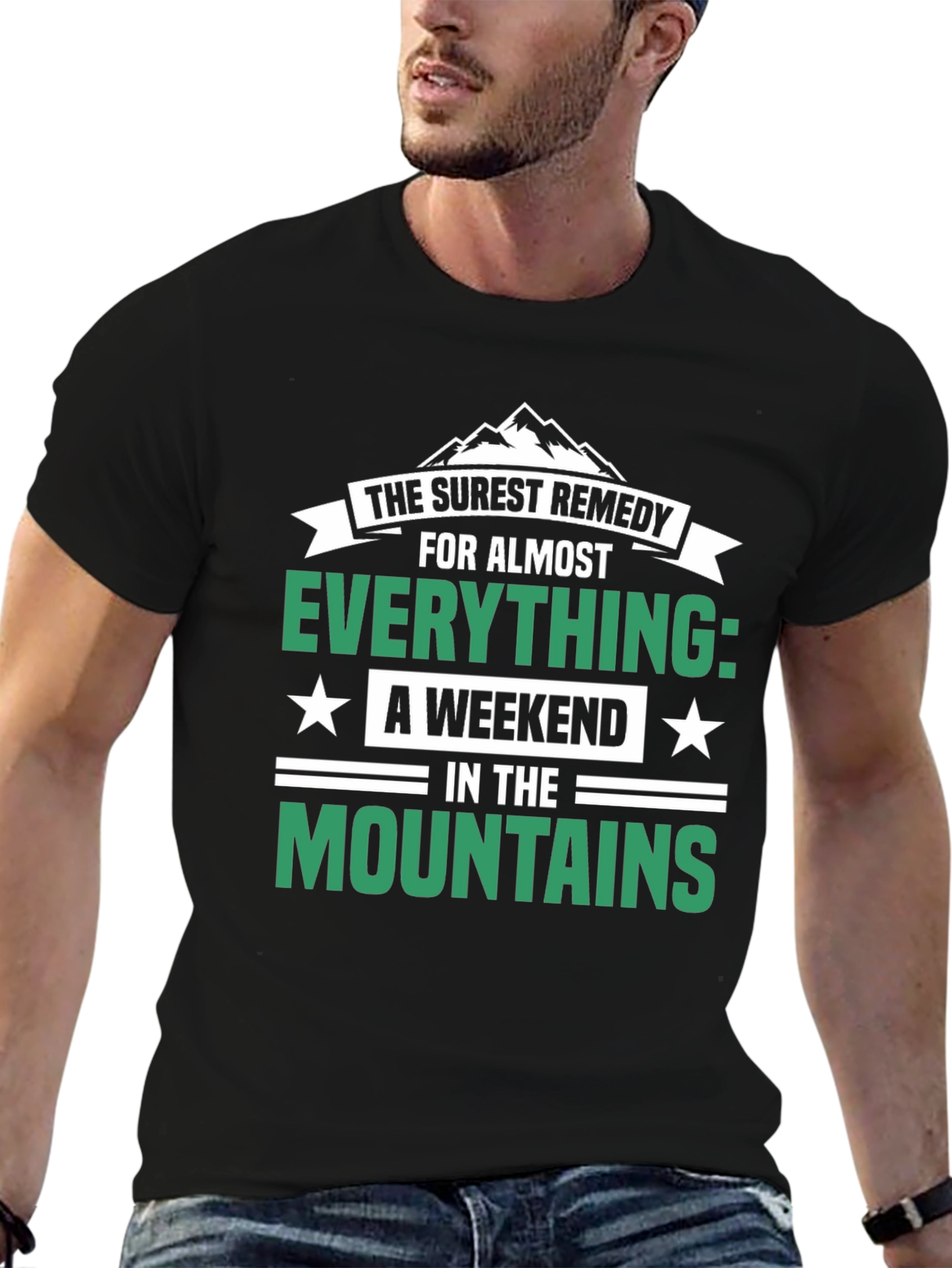 Surest Remedy Mountains Weekend Graphic Tee