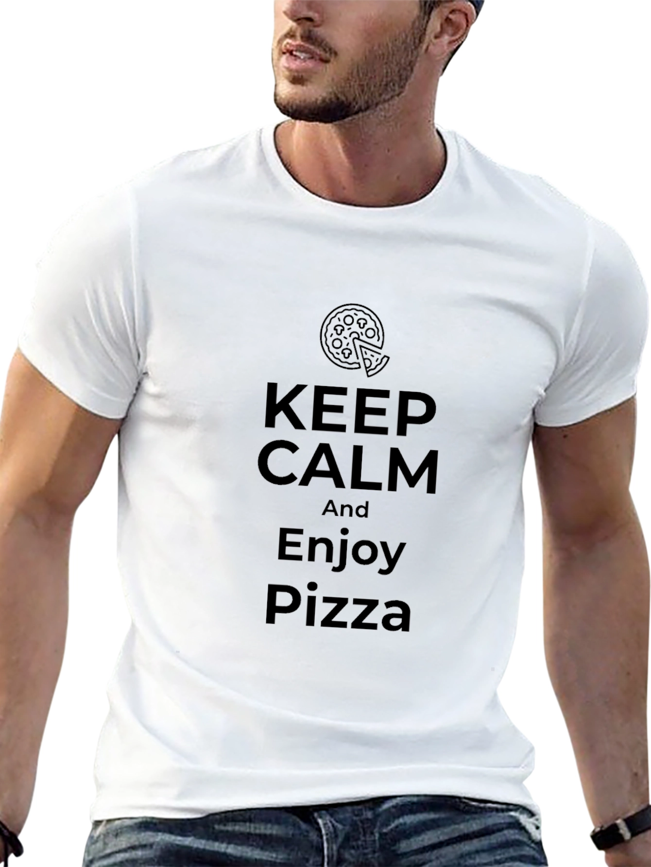 Keep Calm and Enjoy Pizza T-Shirt