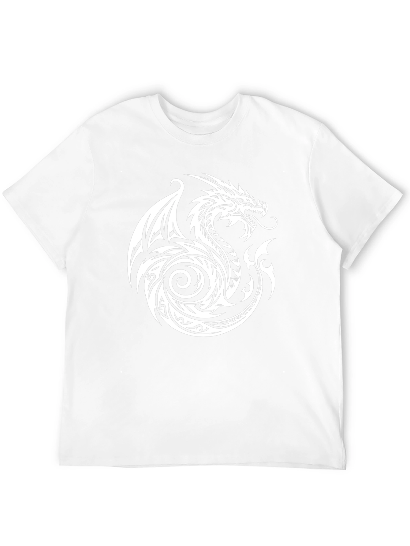 Dragon Graphic Tee - Black Cotton Blend