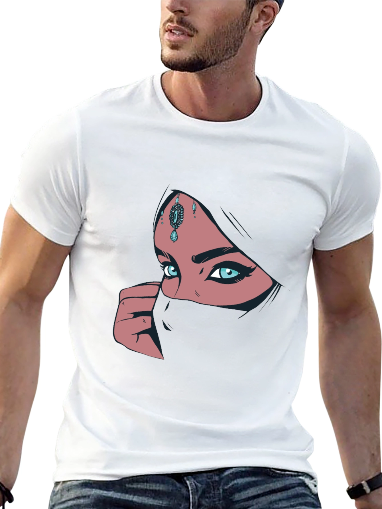 Mystic Eyes Graphic Tee - Black T-Shirt