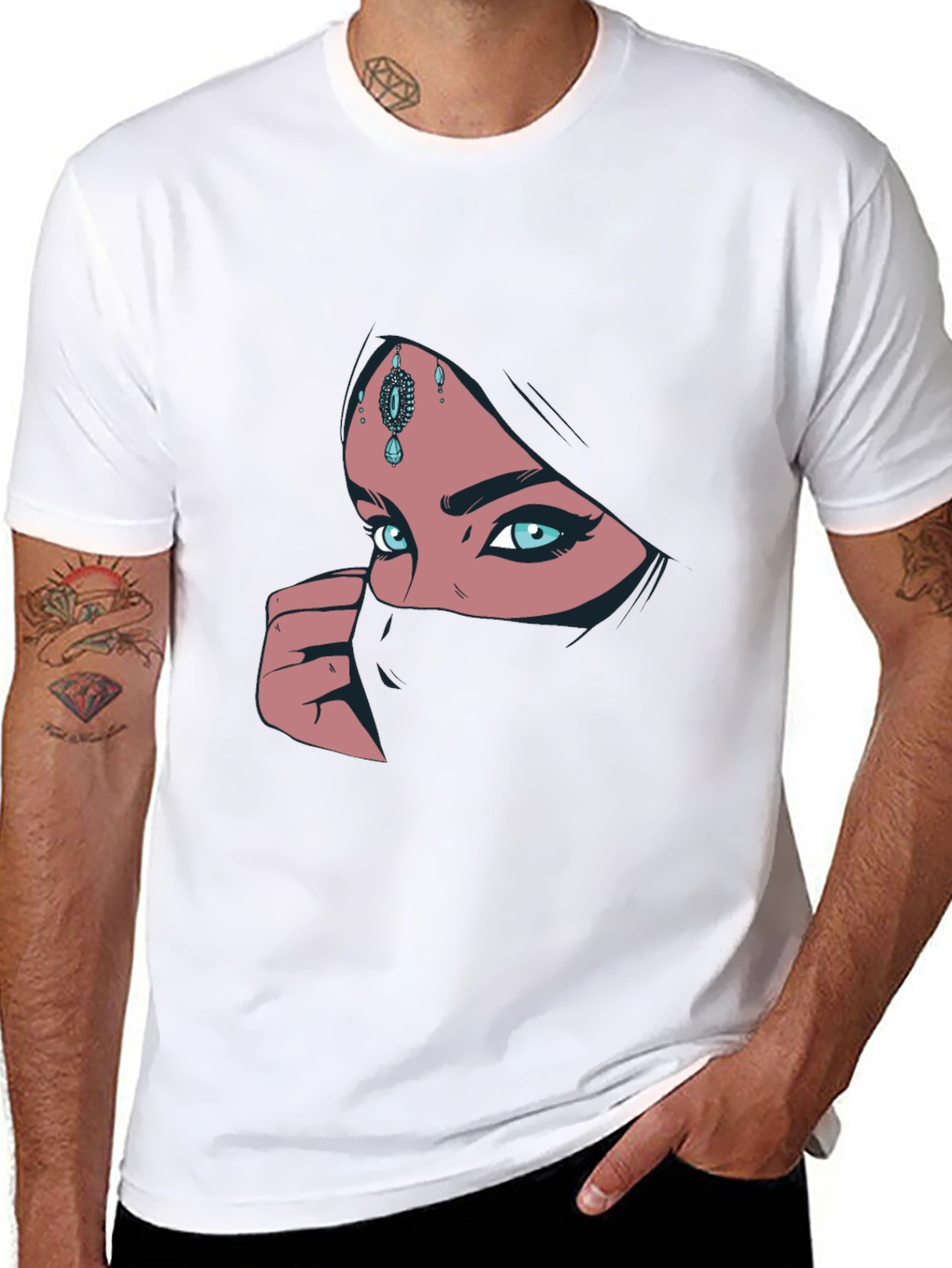 Mystic Eyes Graphic Tee - Black T-Shirt