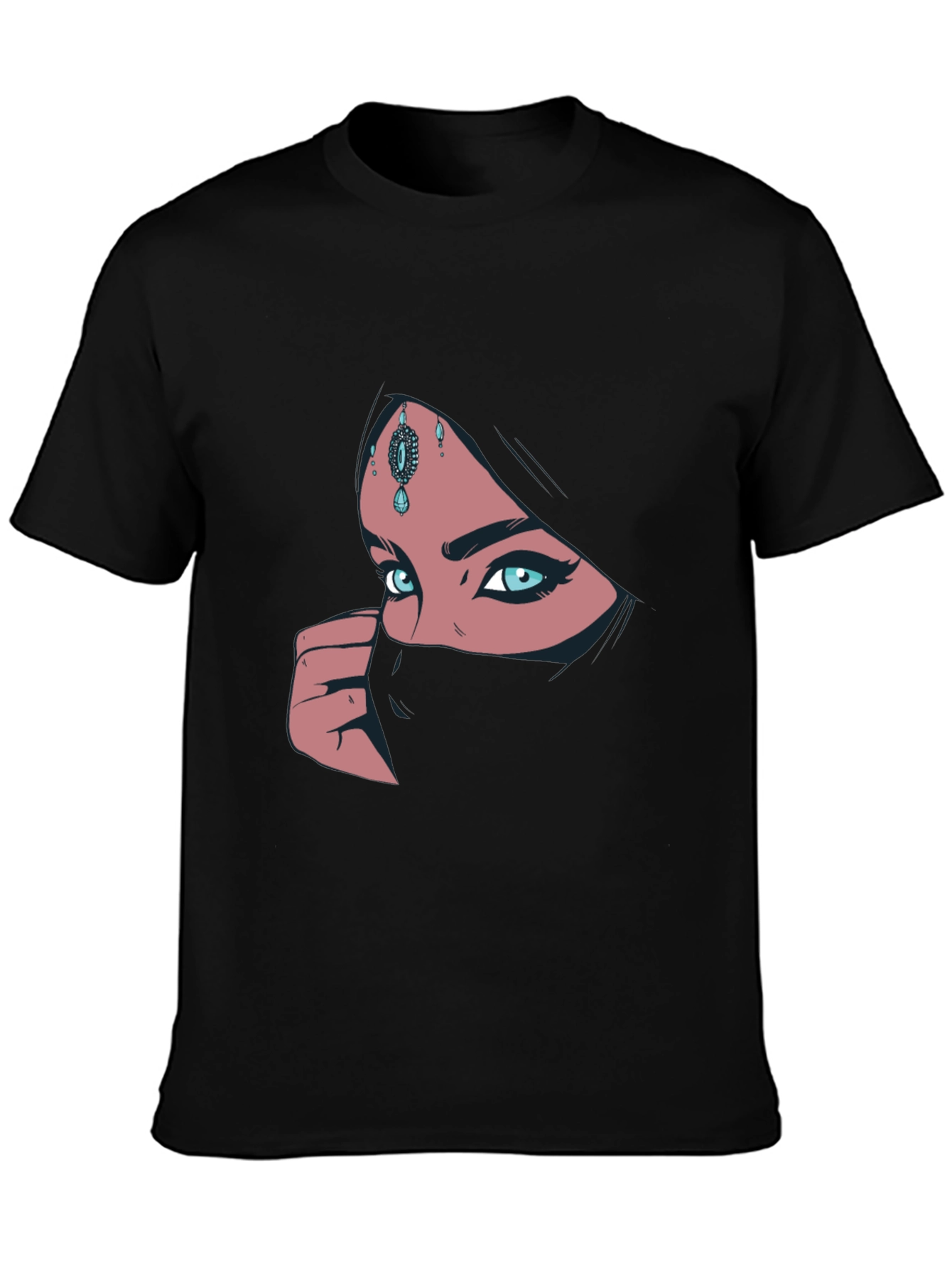 Mystic Eyes Graphic Tee - Black T-Shirt