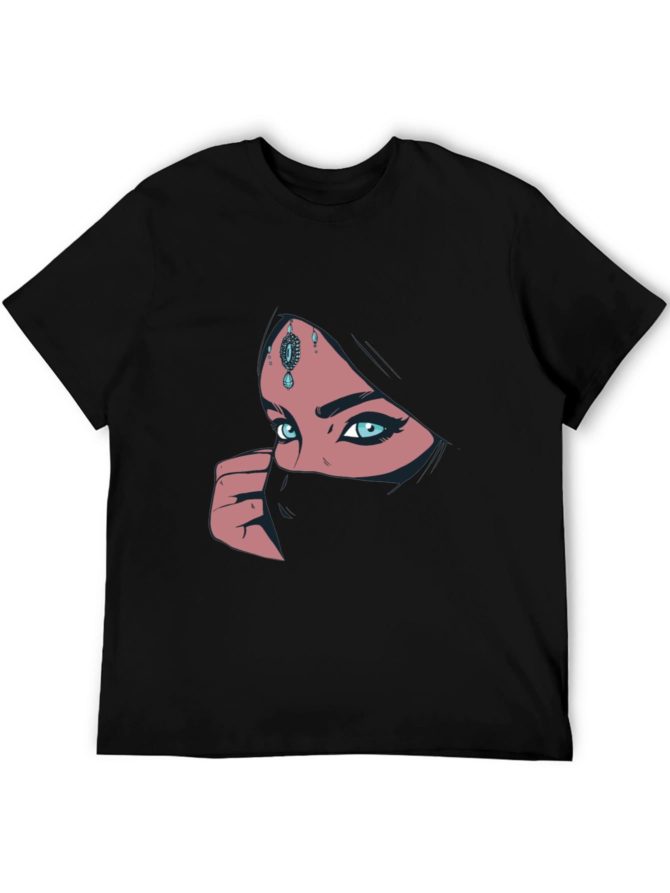 Mystic Eyes Graphic Tee - Black T-Shirt