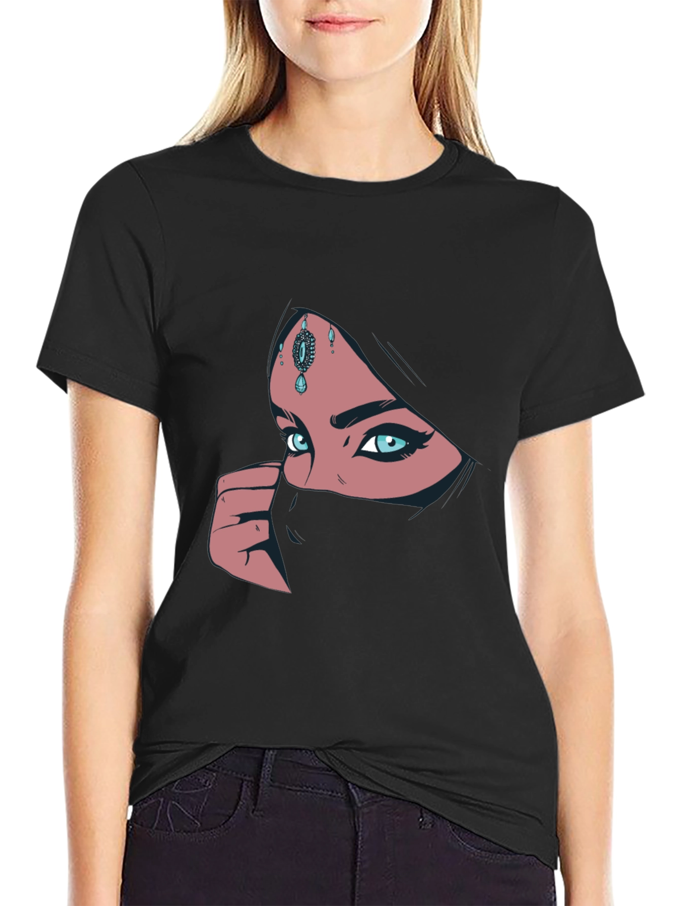 Mystic Eyes Graphic Tee - Black T-Shirt