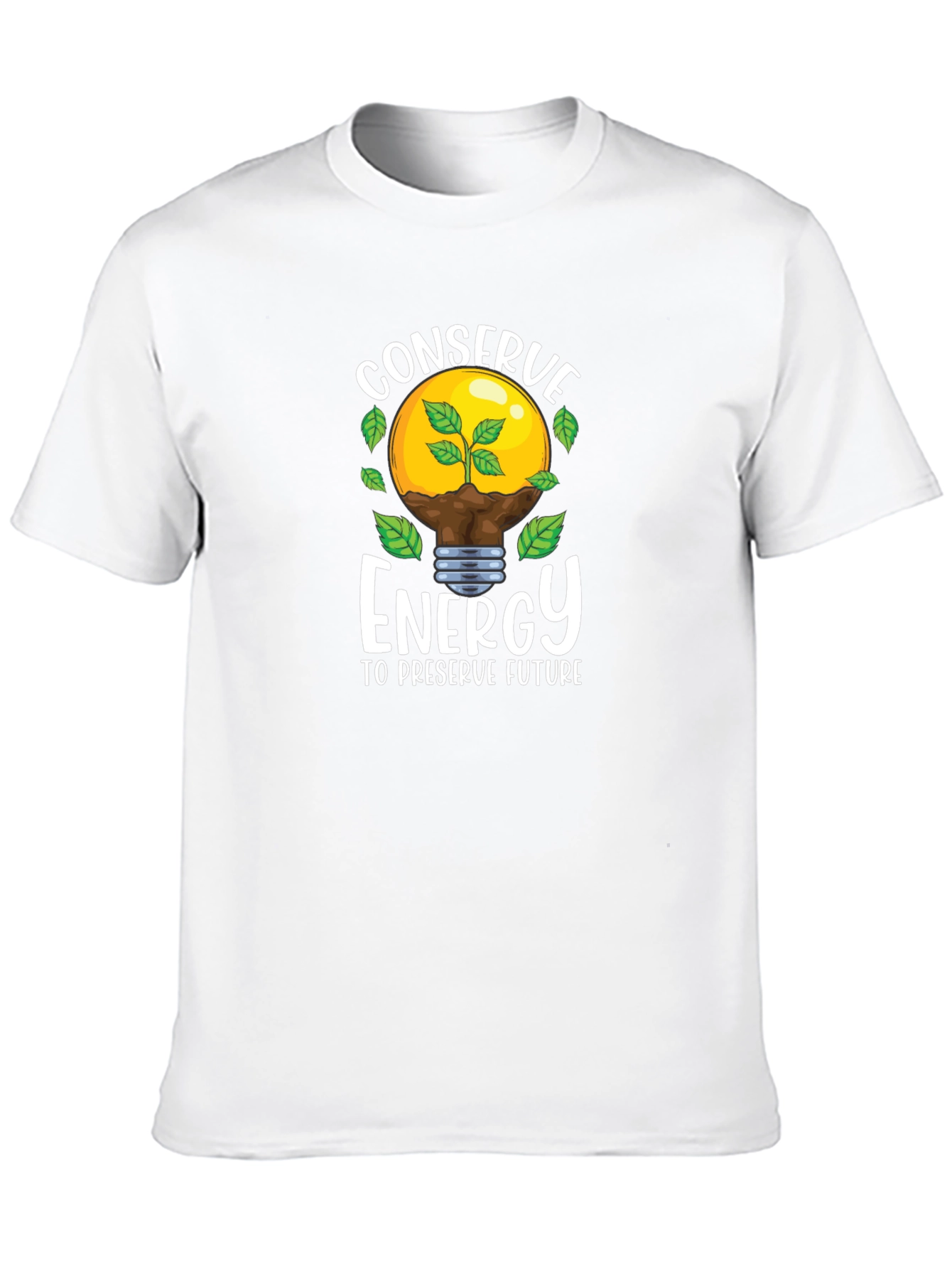 Conserve Energy Graphic Tee - Eco-Friendly Shirt