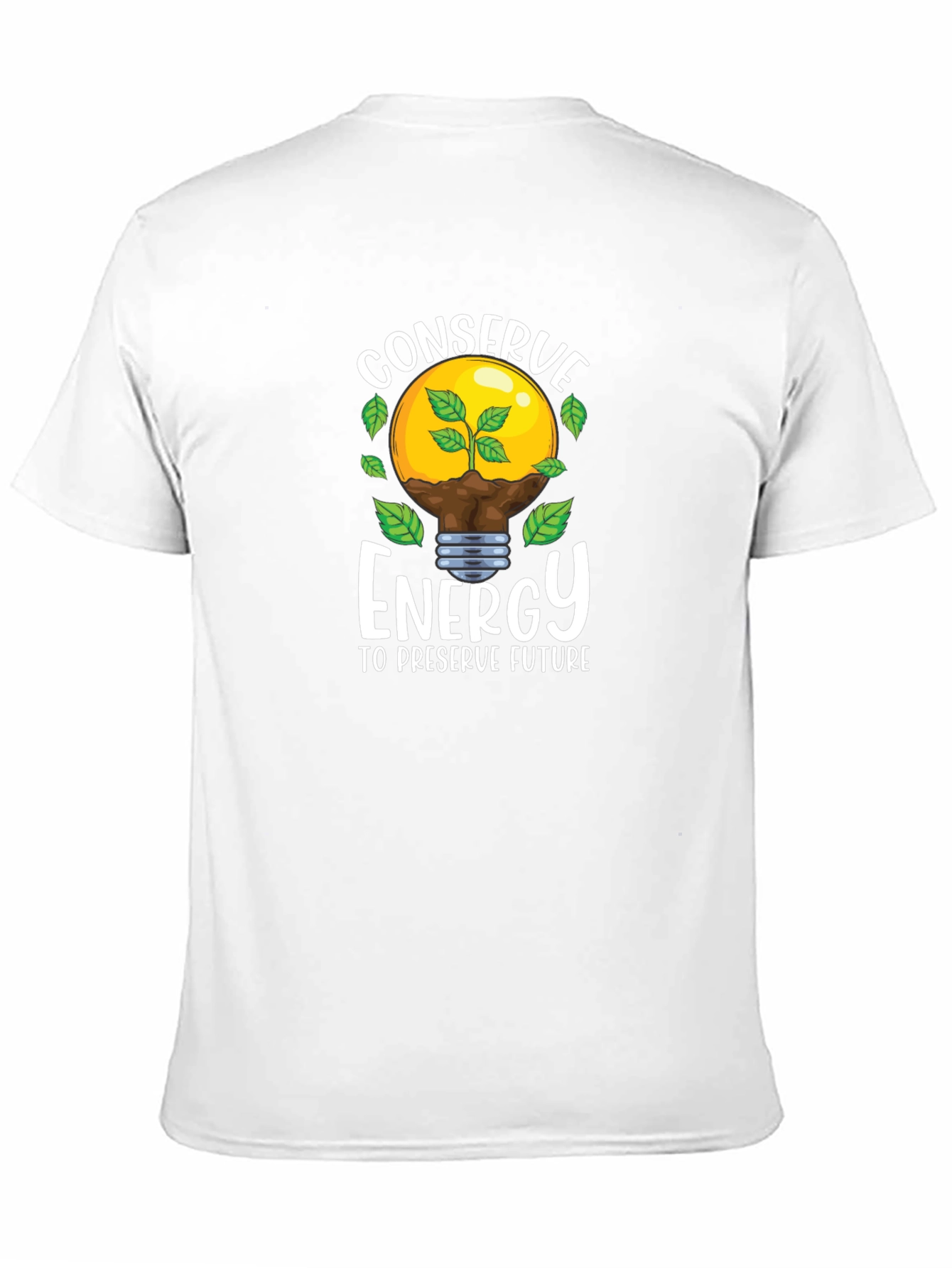 Conserve Energy Graphic Tee - Eco-Friendly Shirt