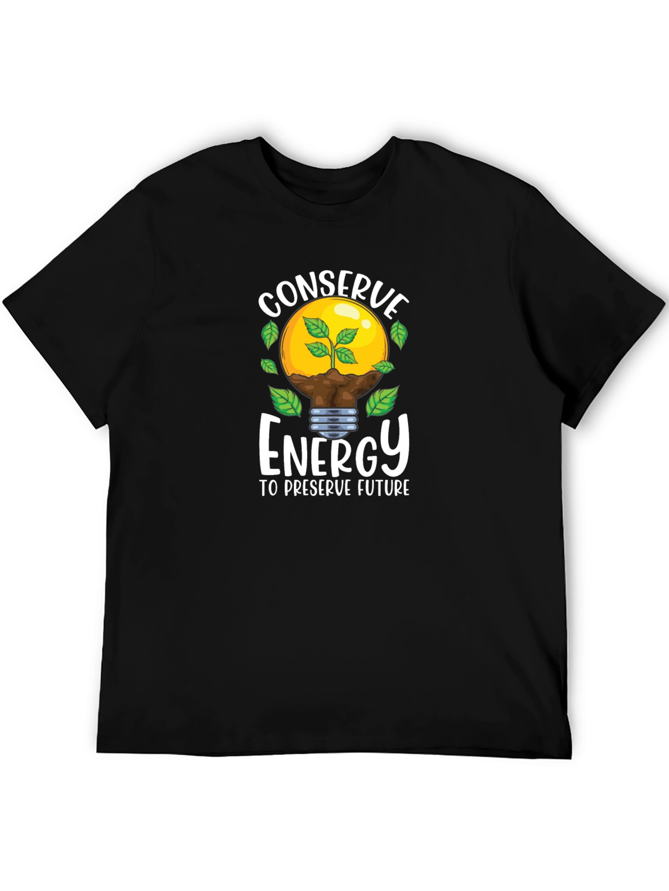 Conserve Energy Graphic Tee - Eco-Friendly Shirt