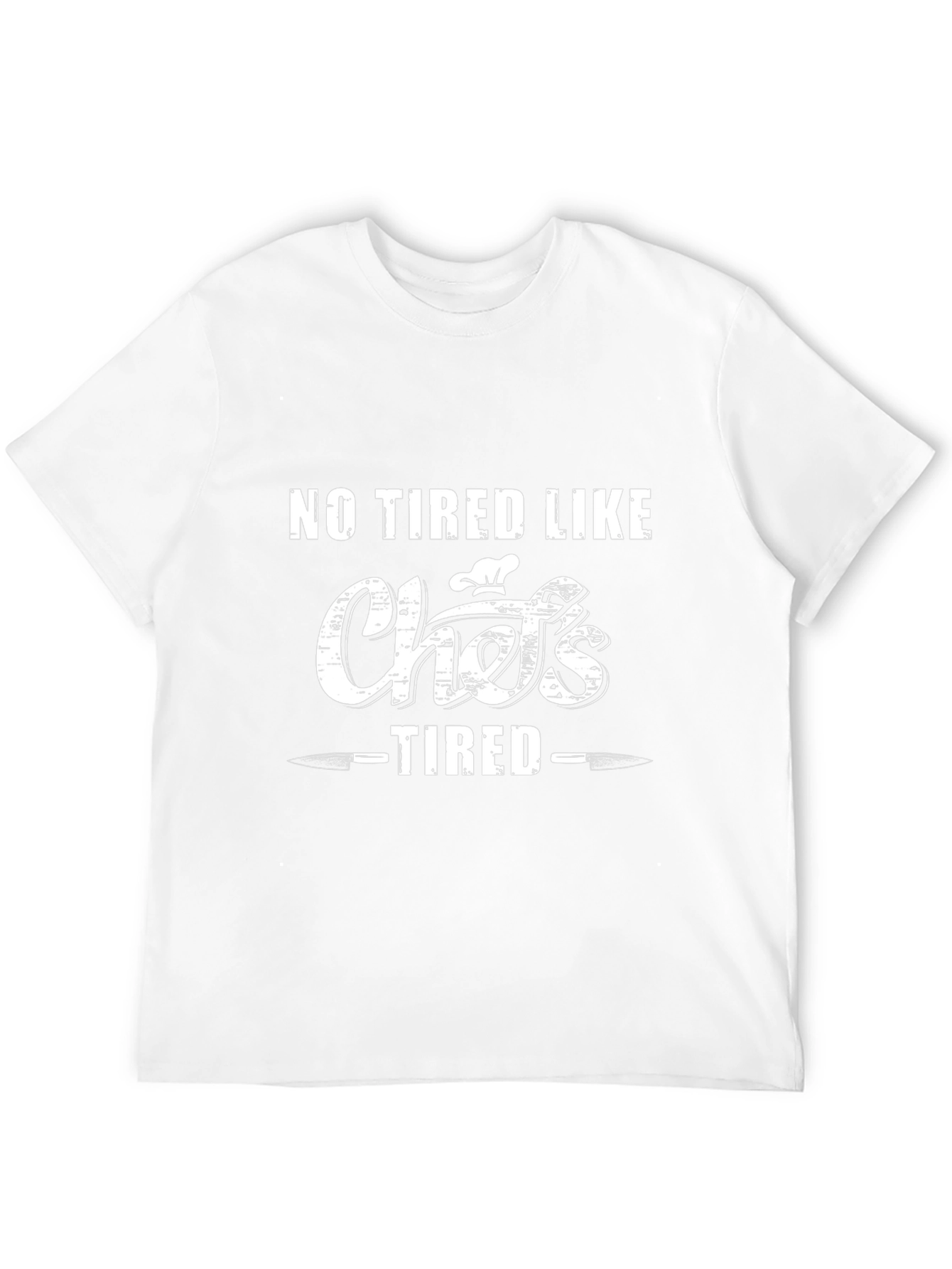 Chefs Tired Black T-Shirt