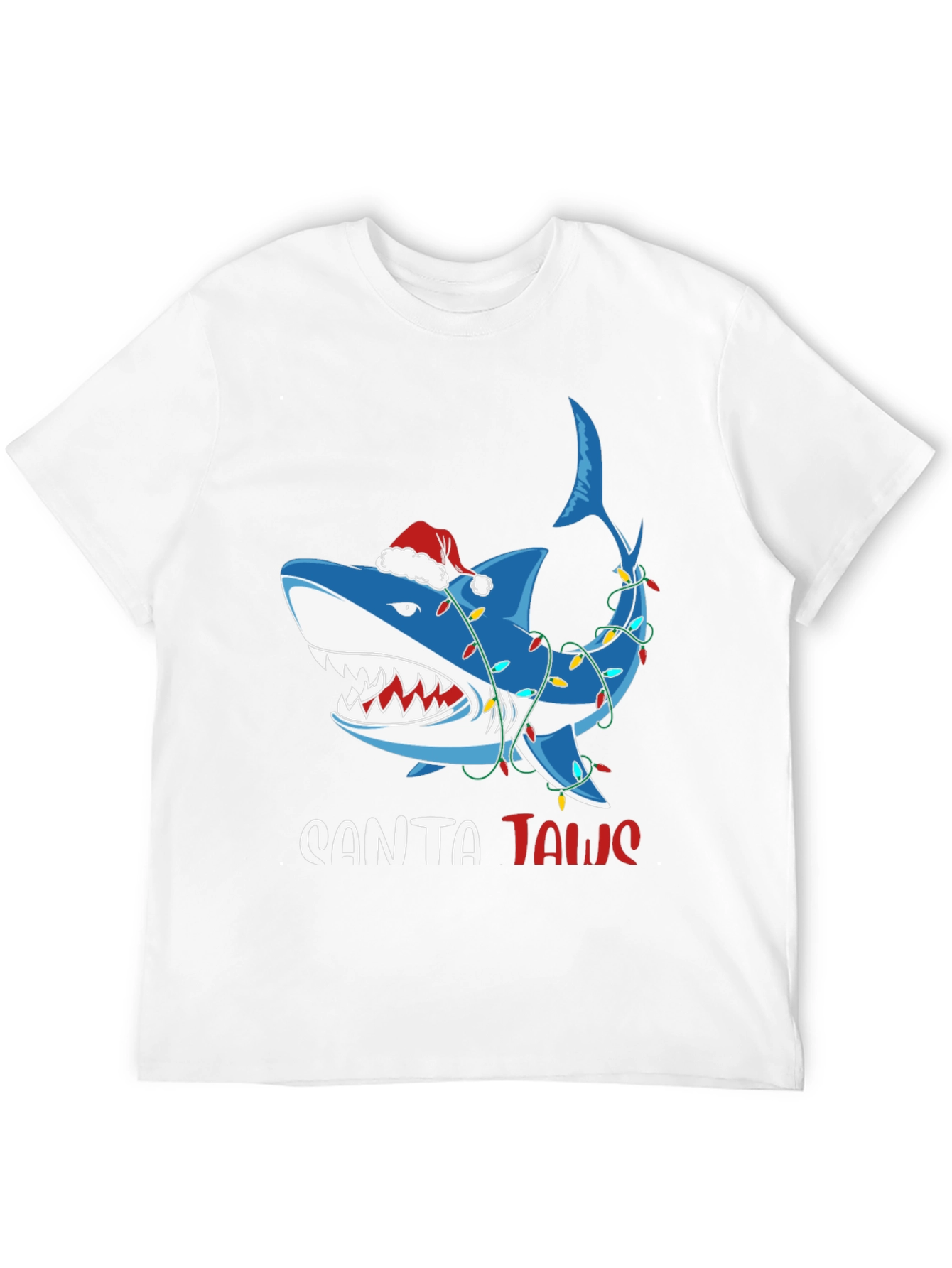 Santa Jaws Christmas Shark T-Shirt