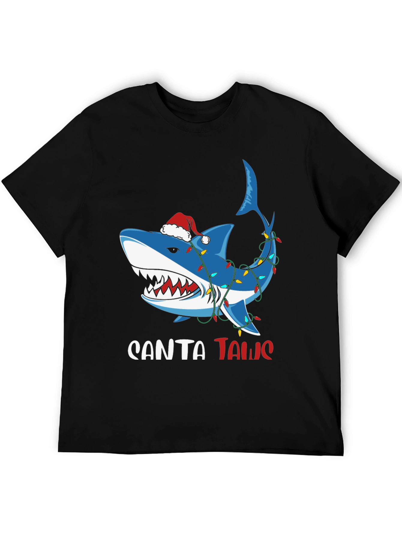 Santa Jaws Christmas Shark T-Shirt