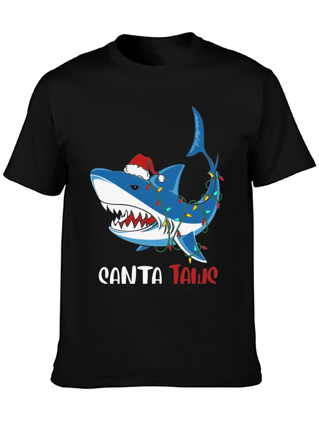 Santa Jaws Christmas Shark T-Shirt