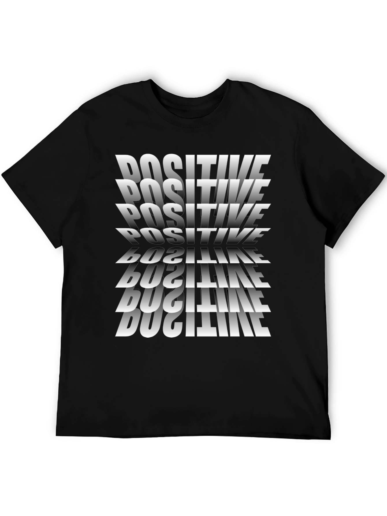 Positive Vibes Tee: Trendy Graphic Print Shirt