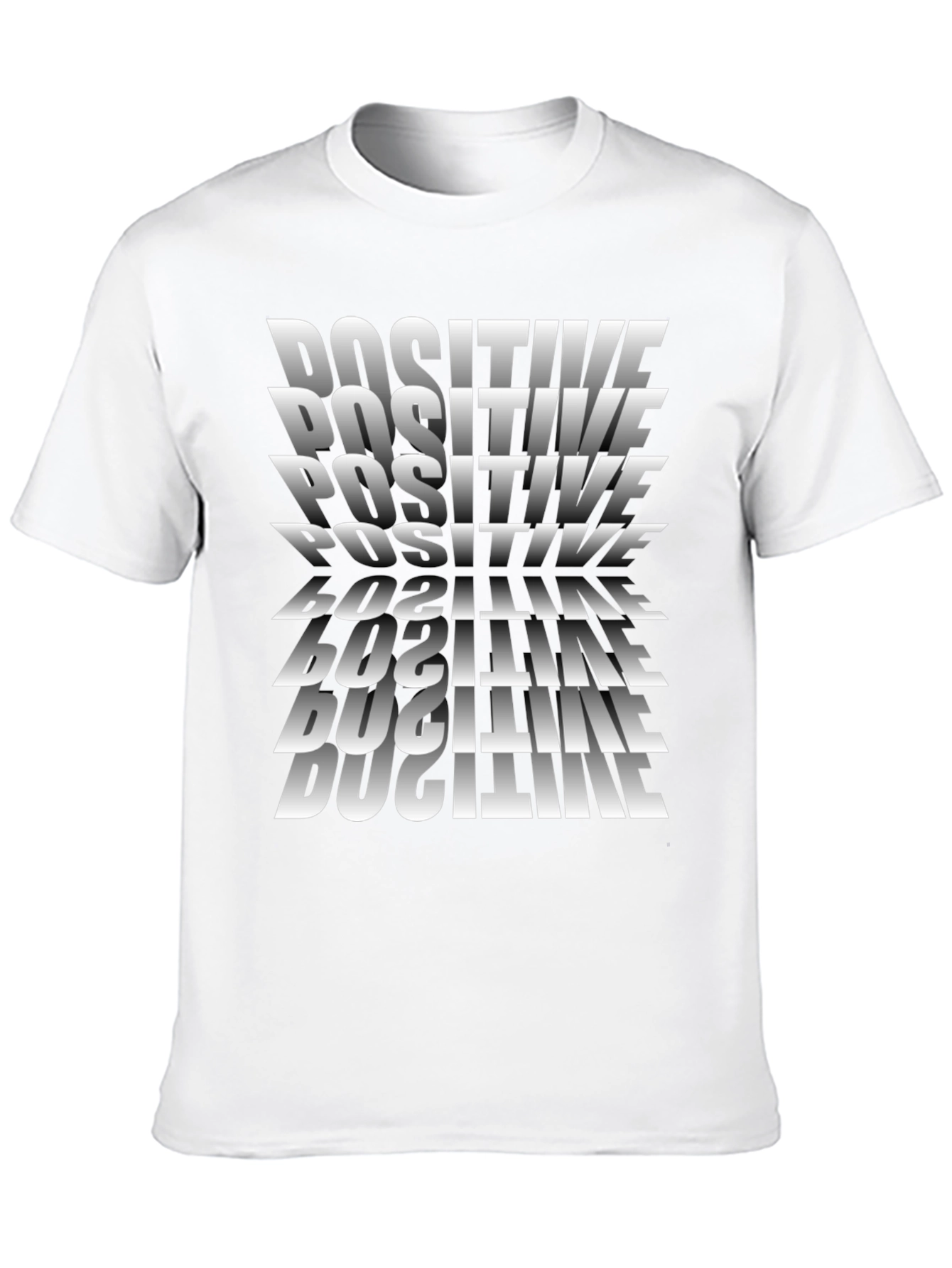 Positive Vibes Tee: Trendy Graphic Print Shirt