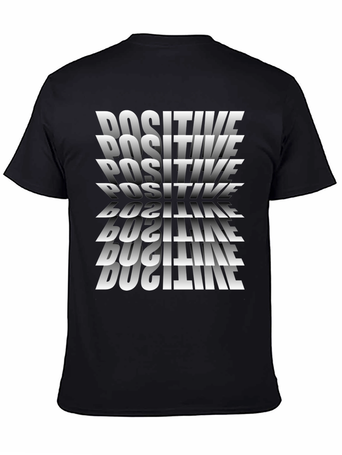 Positive Vibes Tee: Trendy Graphic Print Shirt