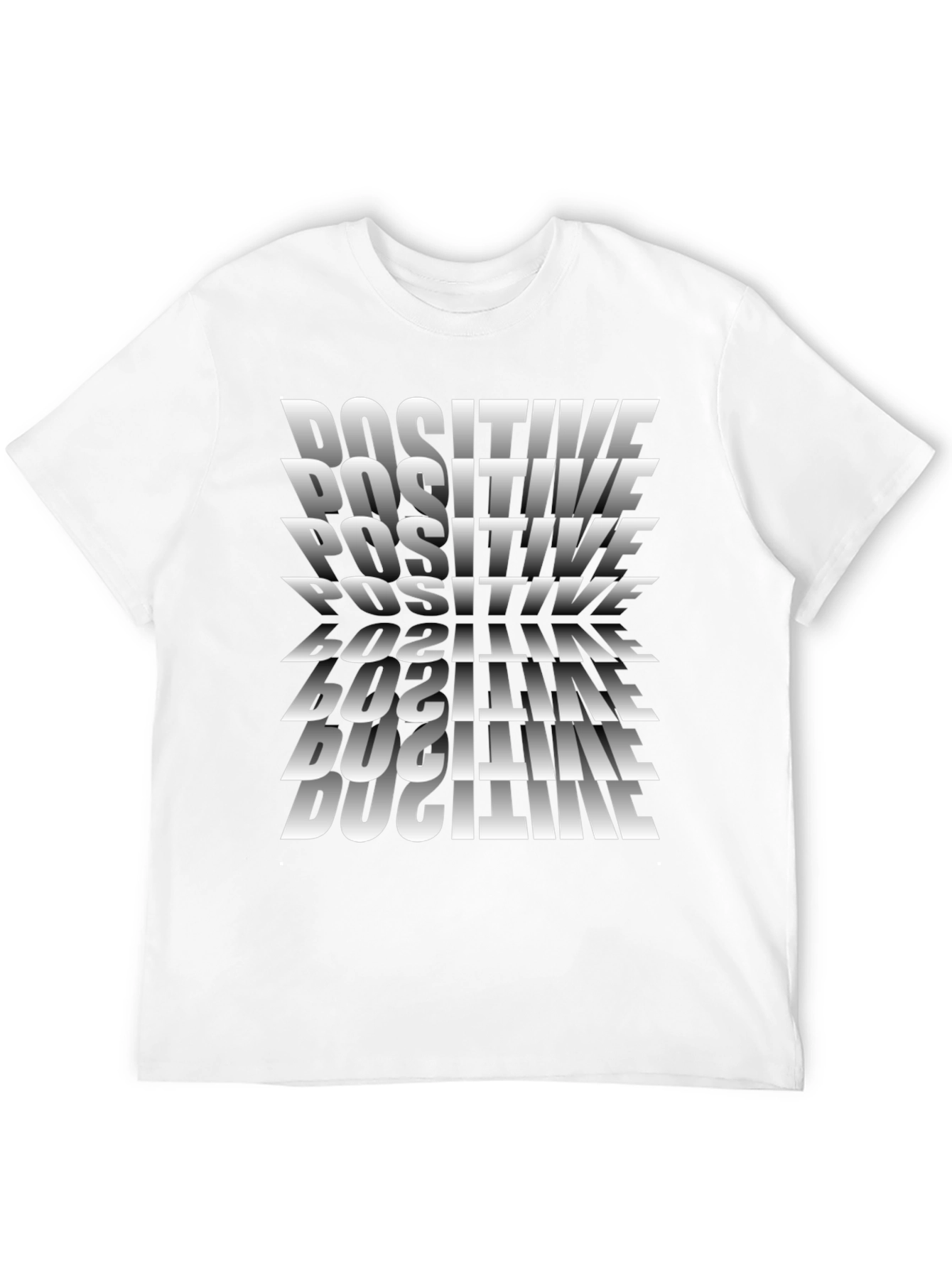 Positive Vibes Tee: Trendy Graphic Print Shirt