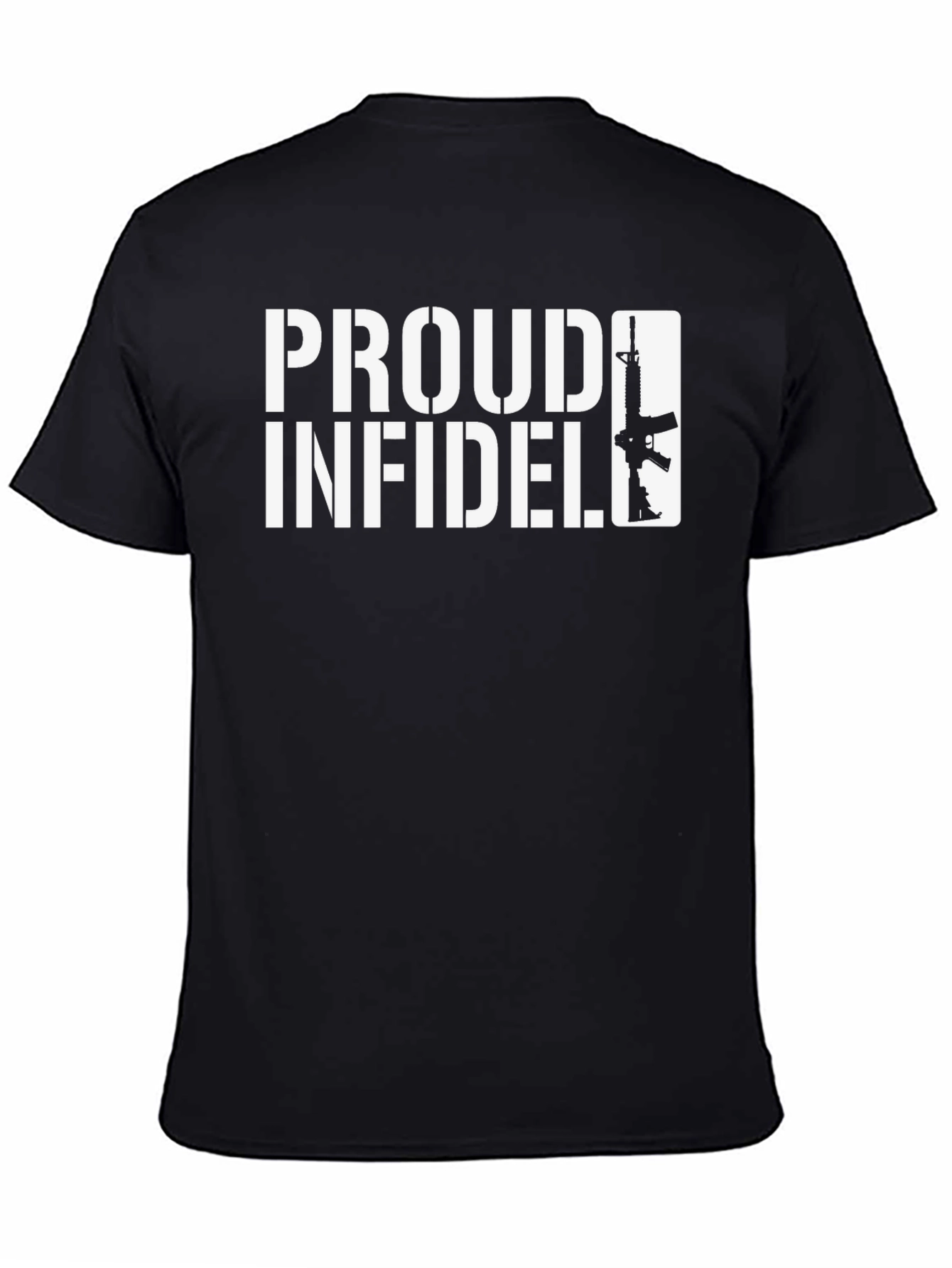 Proud Infidel T-Shirt - Patriotic Design