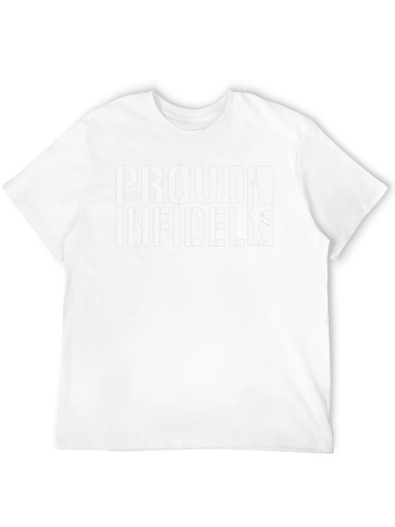 Proud Infidel T-Shirt - Patriotic Design