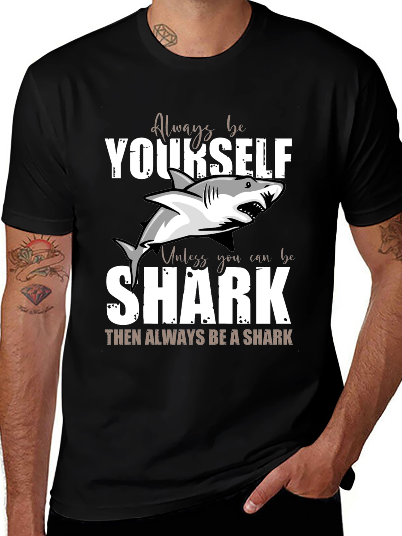 Always Be Yourself Unless Shark Funny T-Shirt