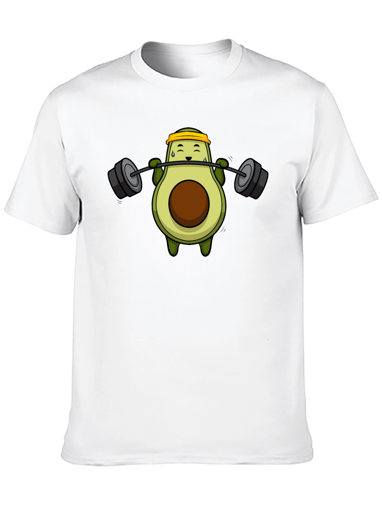 Avocado Lifting Barbell T-Shirt - Black